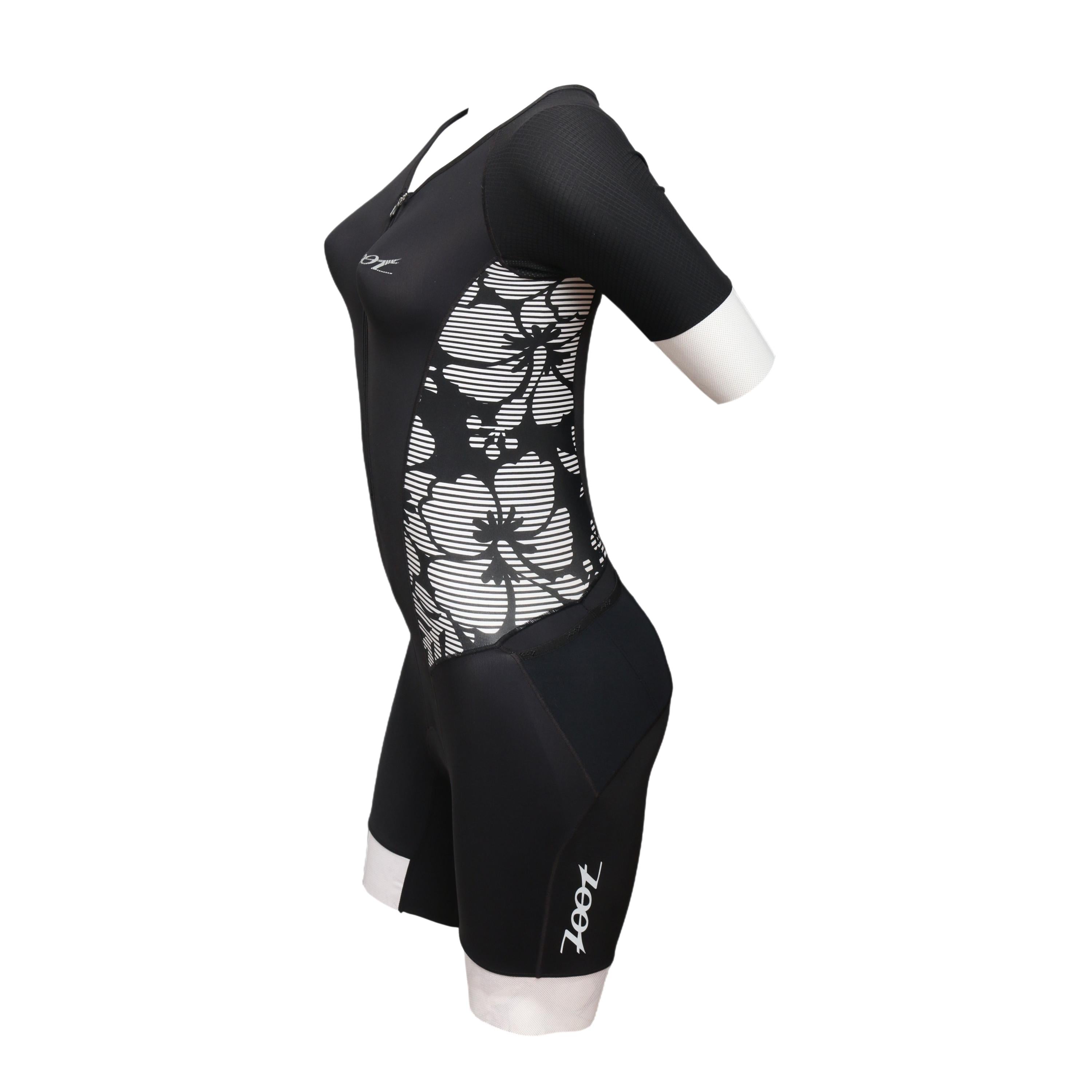 Macaquinho De Triathlon Feminino Ciclismo/Corrida Zoot Ultra Tri Aero Skinsuit Preto - Tamanho M
