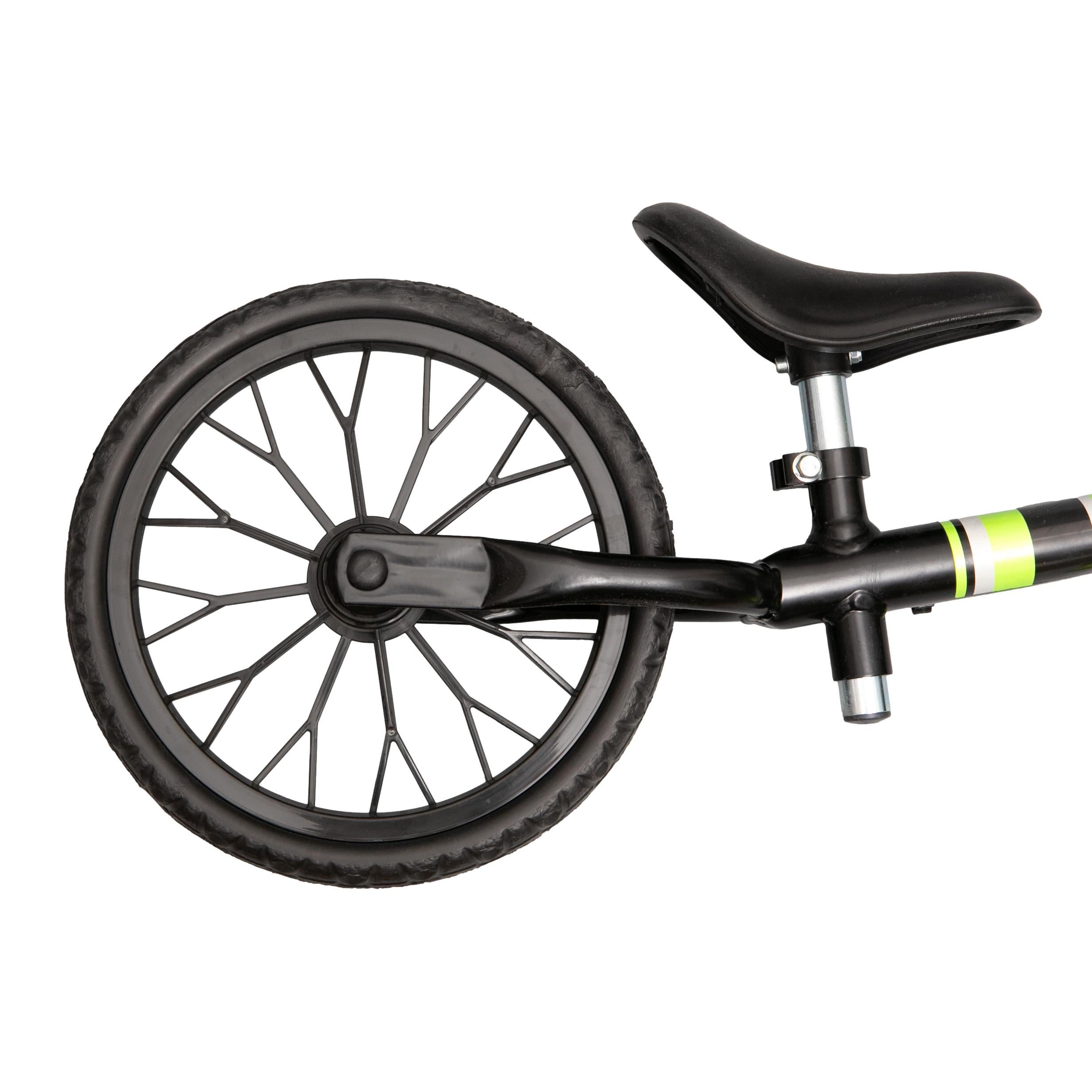 Bicicleta Infantil Ciclismo B'TWIN Runride 520 Preta e Verde