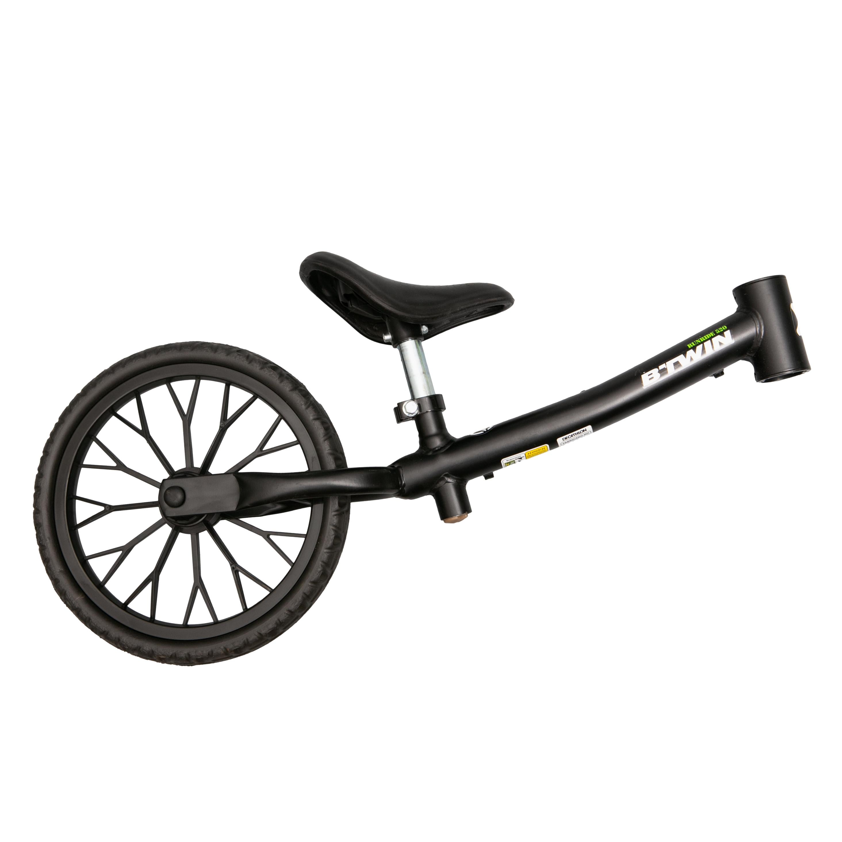 Bicicleta Infantil Ciclismo B'TWIN Runride 520 Preta e Verde