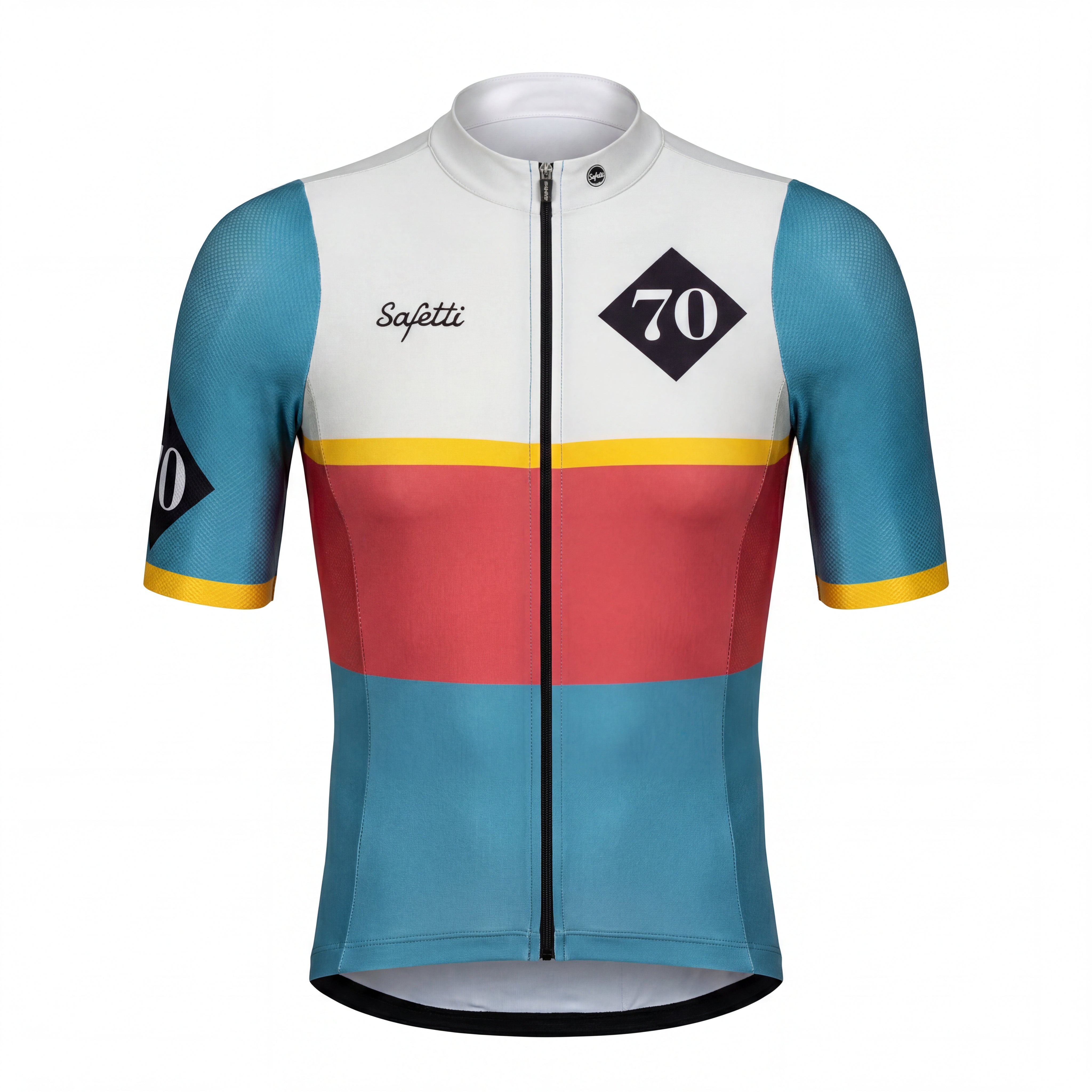 Jersey Feminina Ciclismo Safetti Heritage Legends Colorido - Tamanho PP