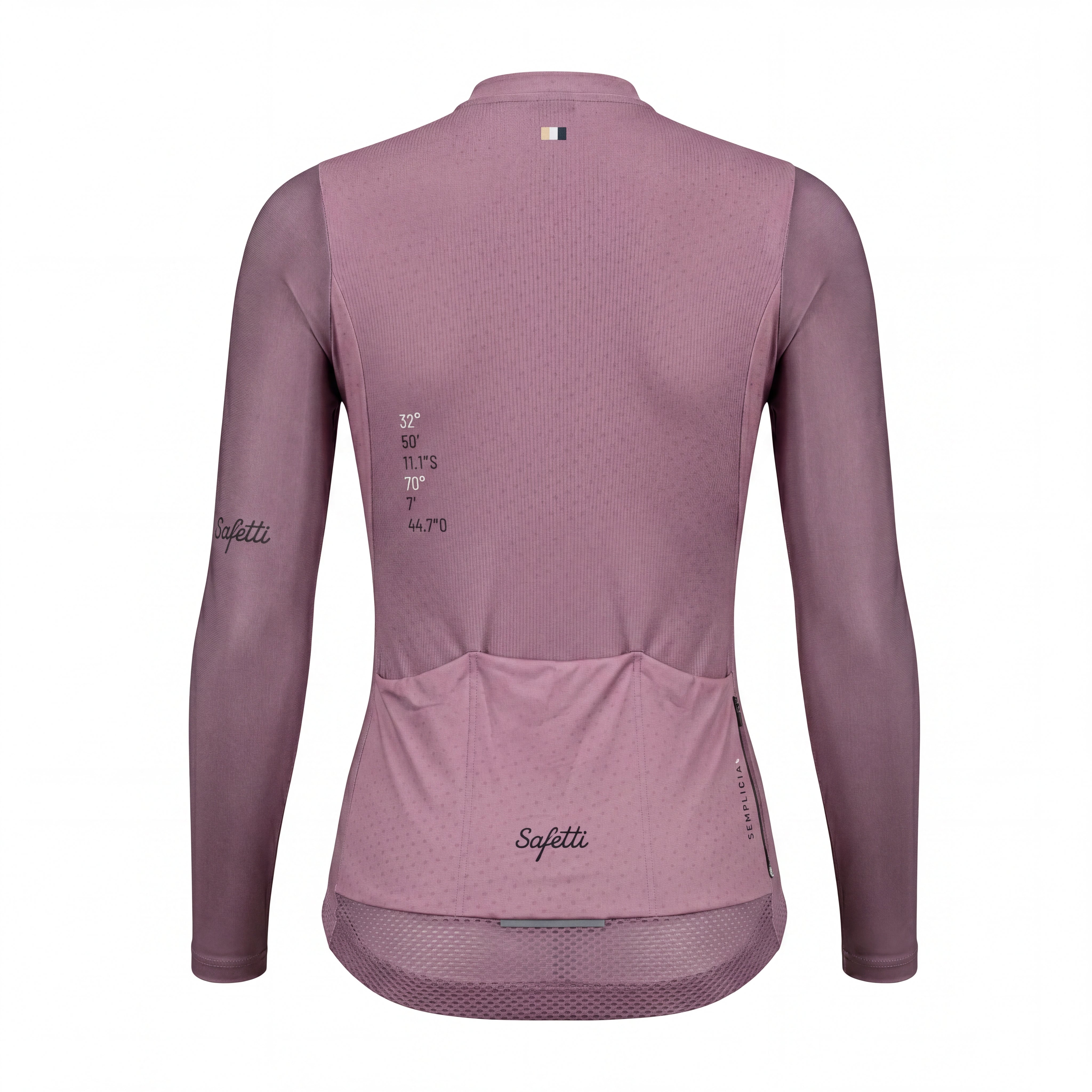 Jersey Manga Longa Feminina Safetti Simplicitá Roxo - Tamanho P