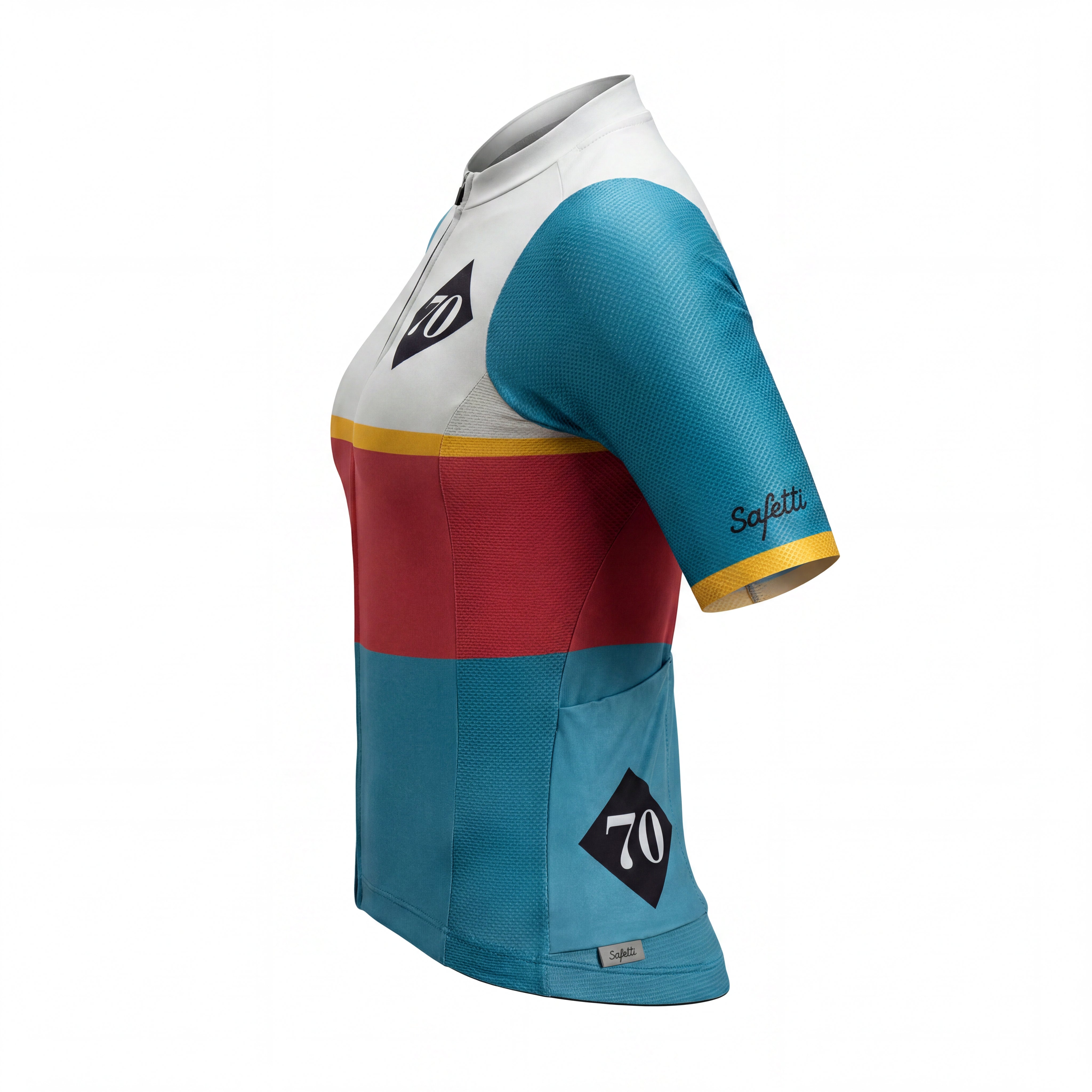 Jersey Feminina Ciclismo Safetti Heritage Legends Colorido - Tamanho PP