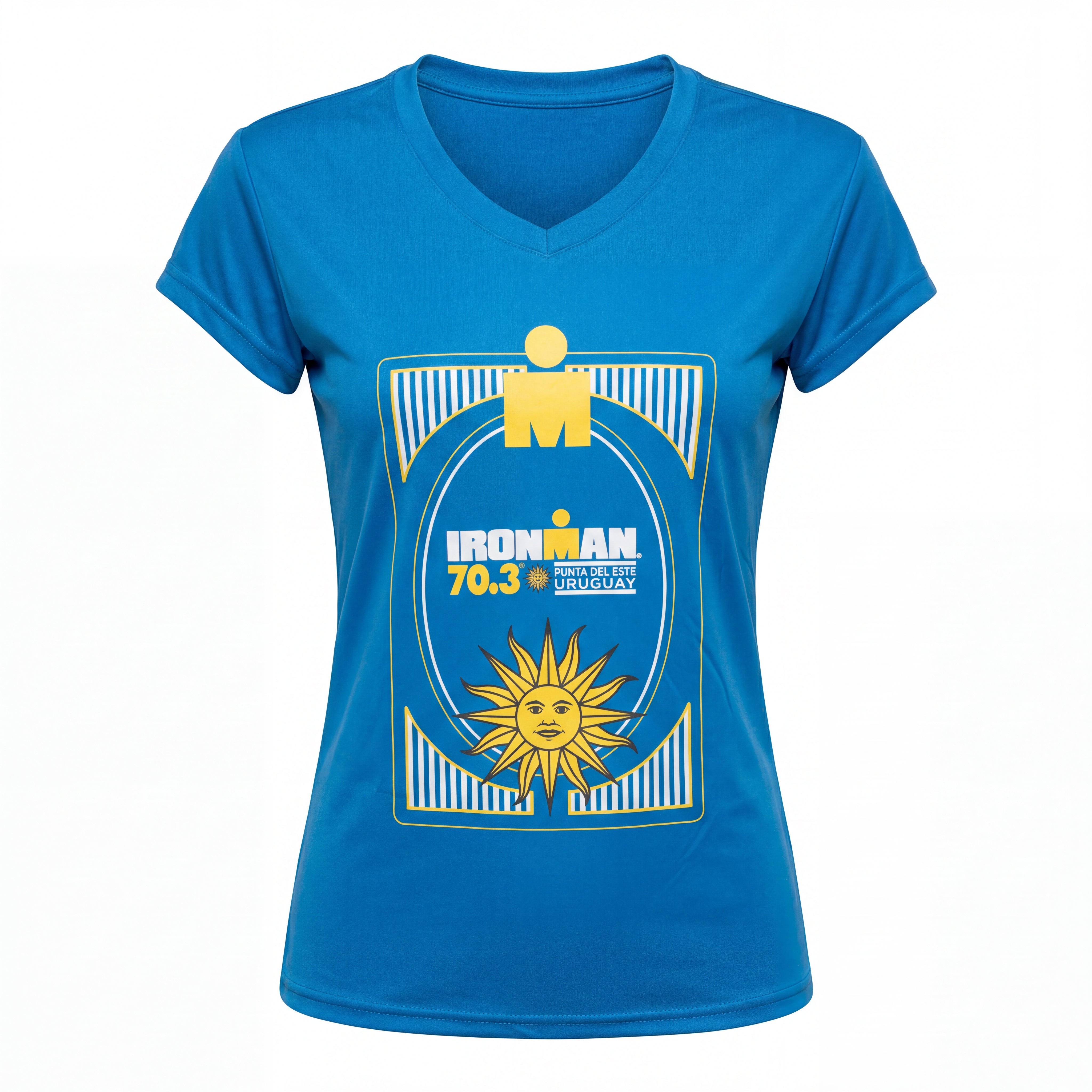 Camiseta Feminina Iron Man Punta Del Este Azul - Tamanho M