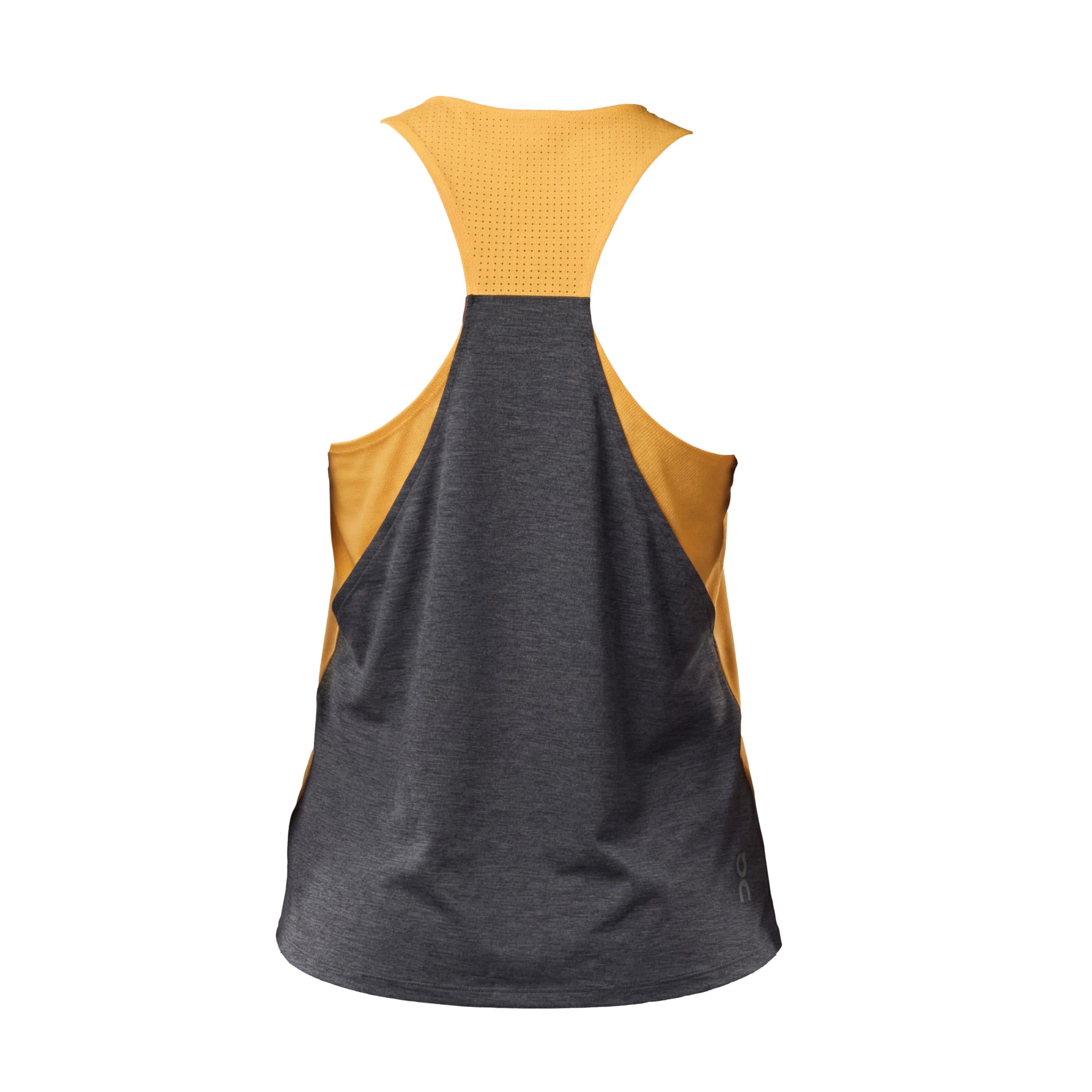 Regata Feminina ON Running Performance Tank Respirável Amarela - Tamanho P
