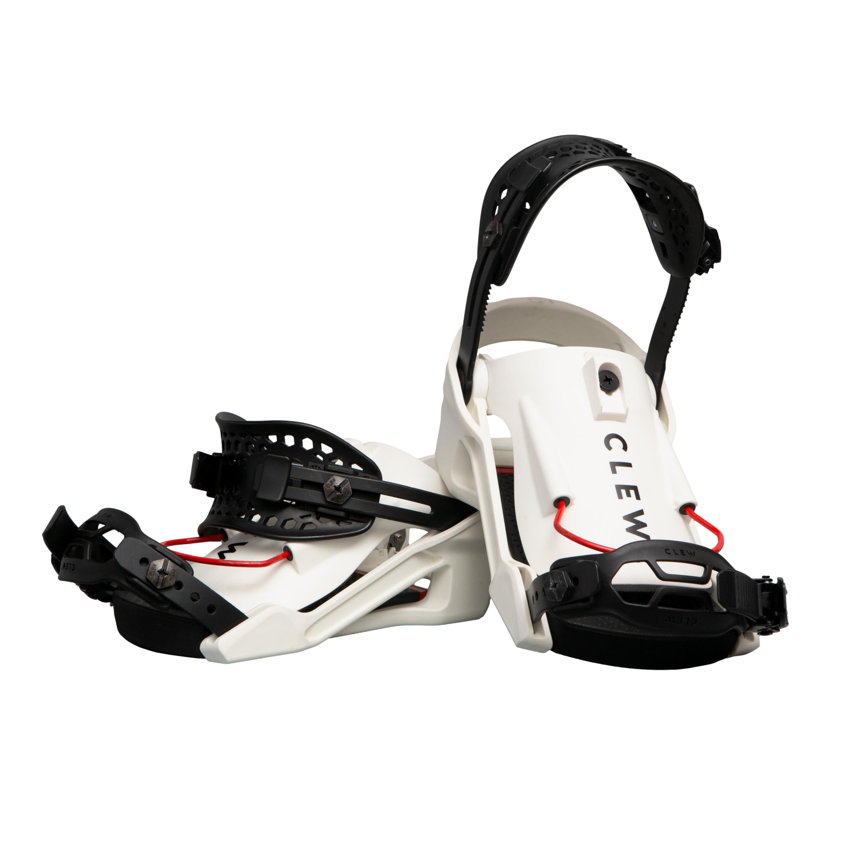 Binding Unissex Snowboard Clew Preto e Branco - Tamanho M
