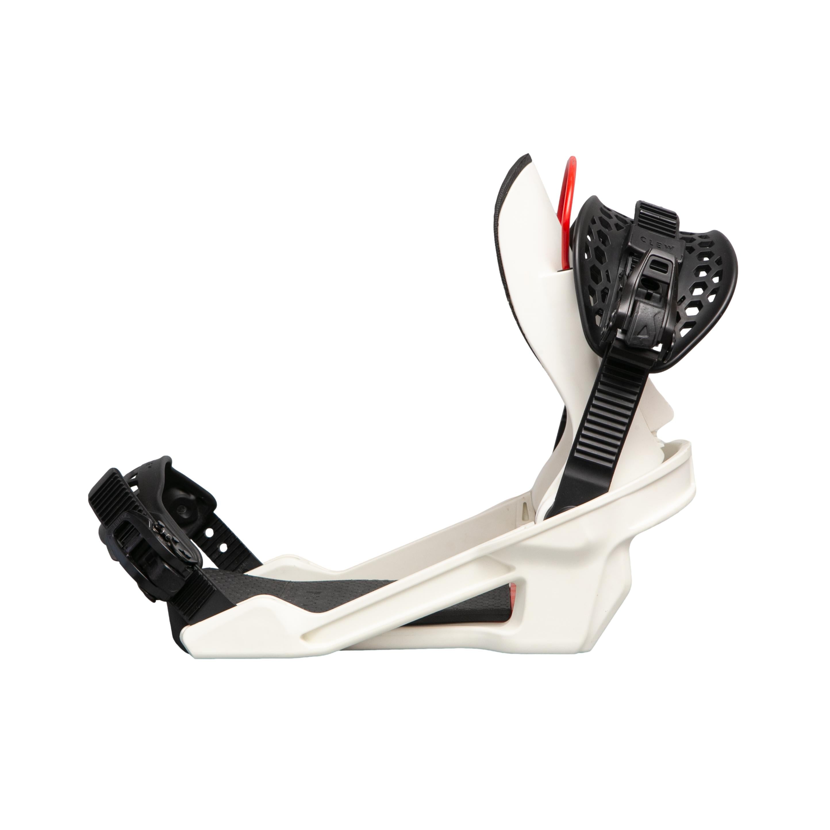 Binding Unissex Snowboard Clew Preto e Branco - Tamanho M