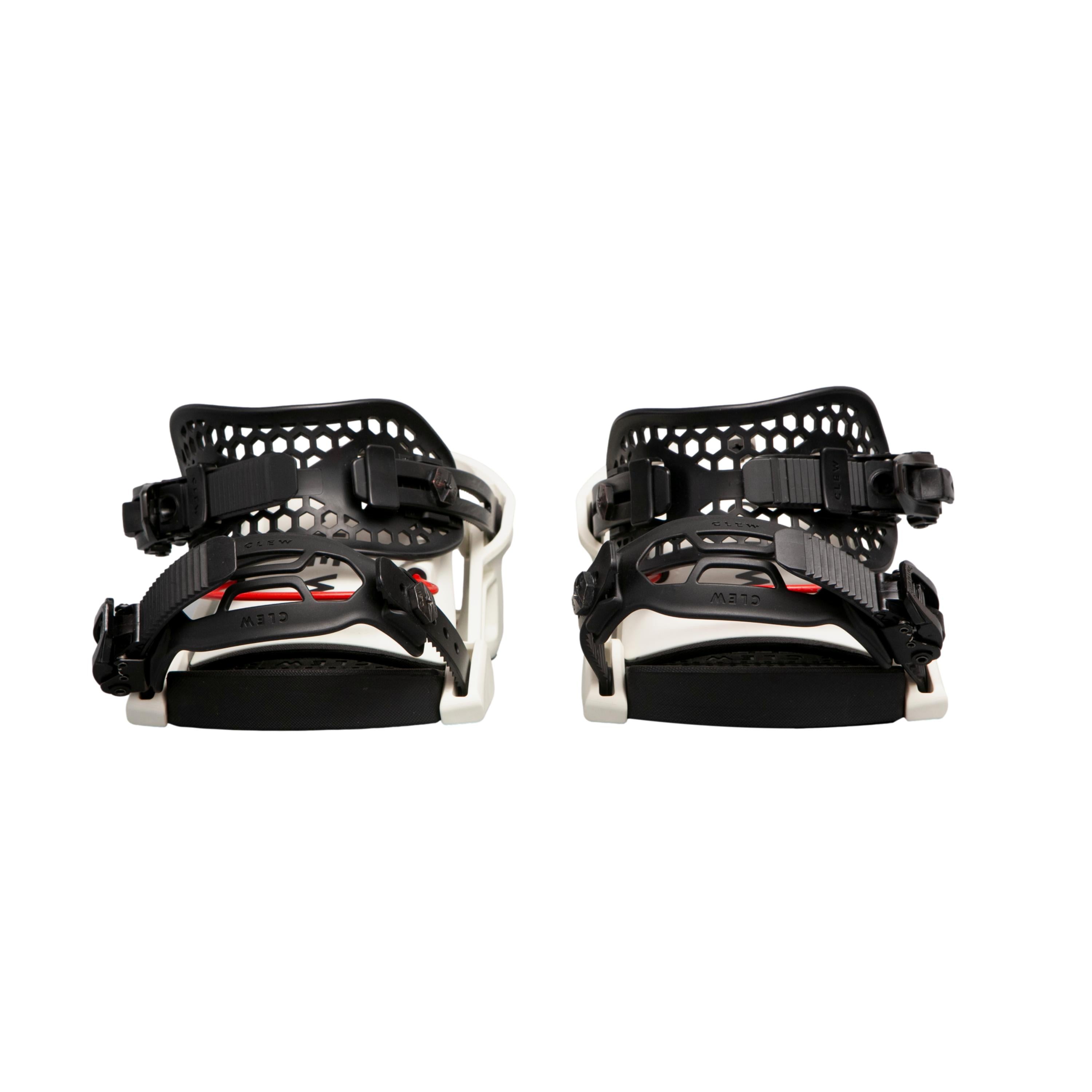 Binding Unissex Snowboard Clew Preto e Branco - Tamanho M