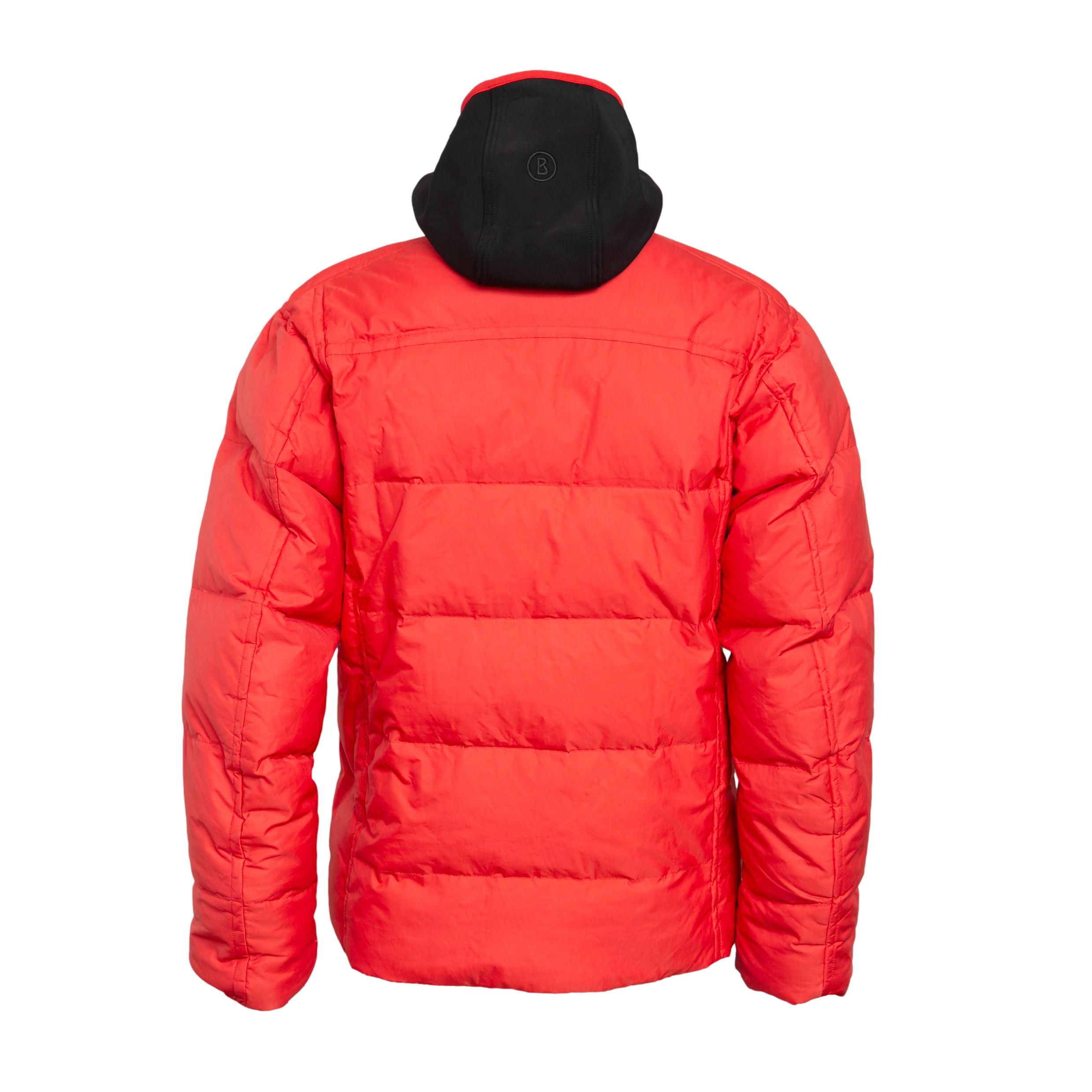 Casaco Masculino Ski/Snowboard Bogner Denali Expedition 151 Alaska Explor Team Vermelho e Preto - Tamanho 40 US