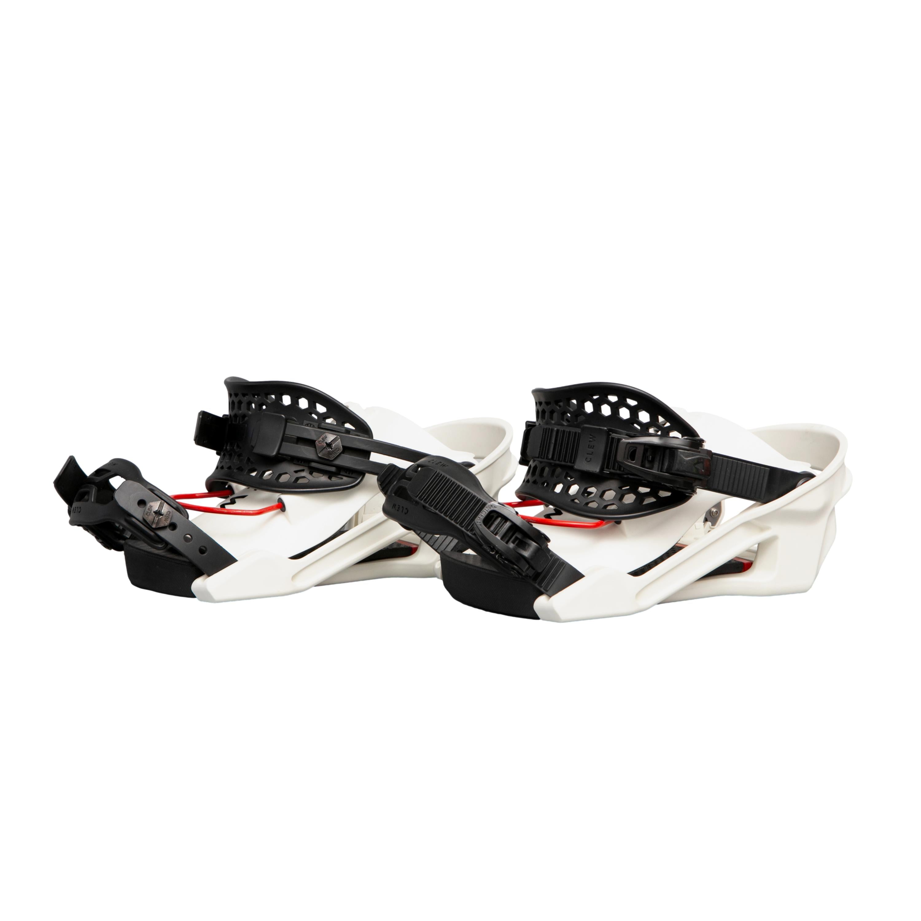 Binding Unissex Snowboard Clew Preto e Branco - Tamanho M