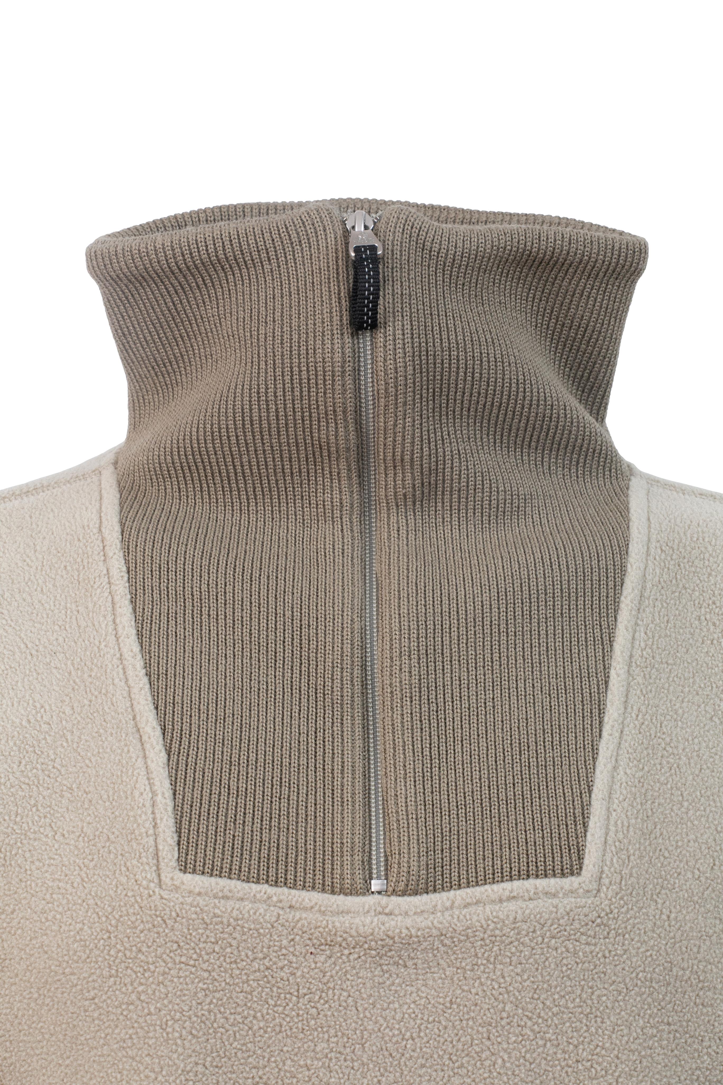 Casaco Masculino Fleece Bogner Fire + Ice Bege - Tamanho G