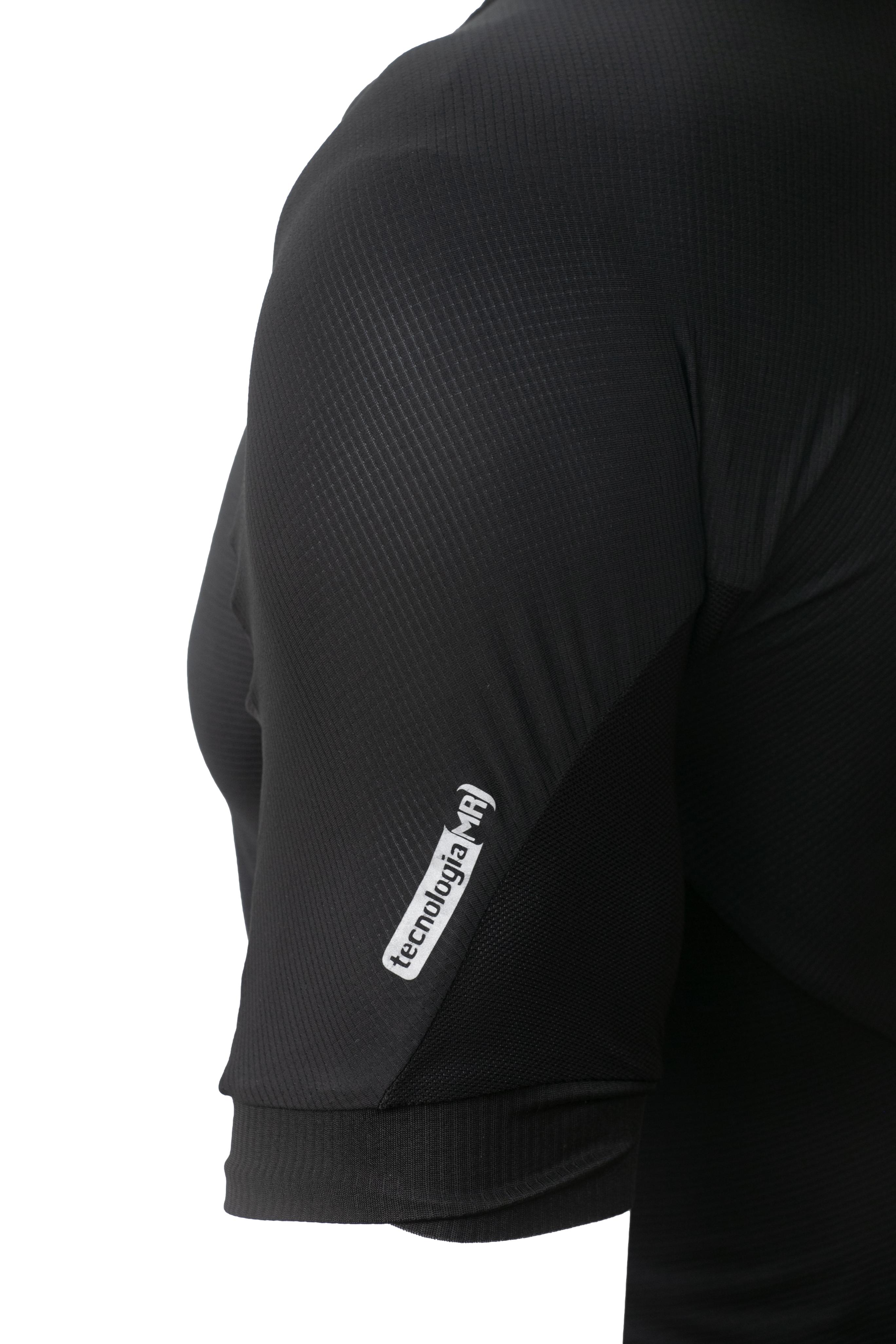 Camiseta Masculina de Ciclismo Mauro Ribeiro Tecno Black - Tamanho G