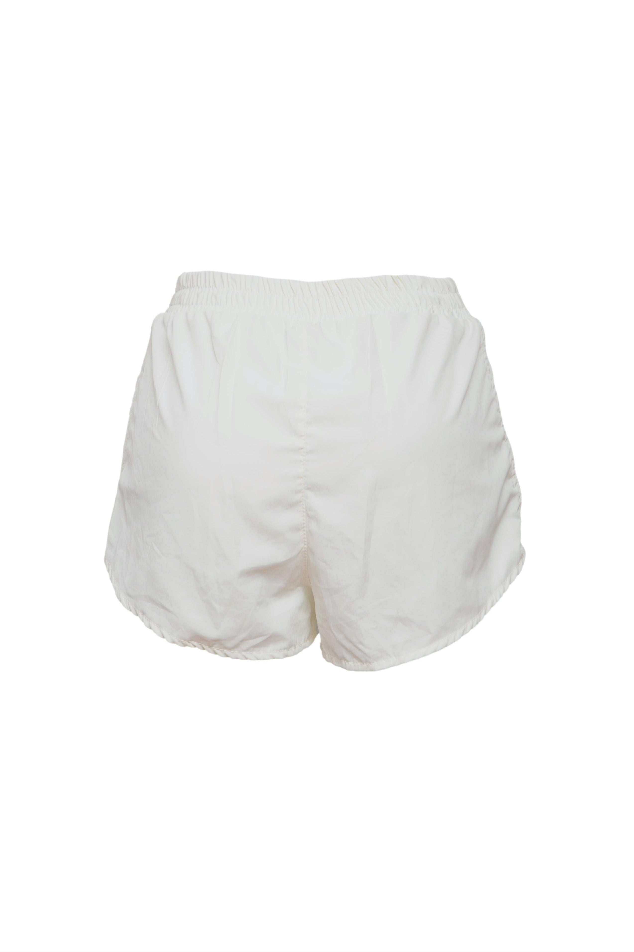 Shorts Feminino Corrida Go Be Off White - Tamanho S