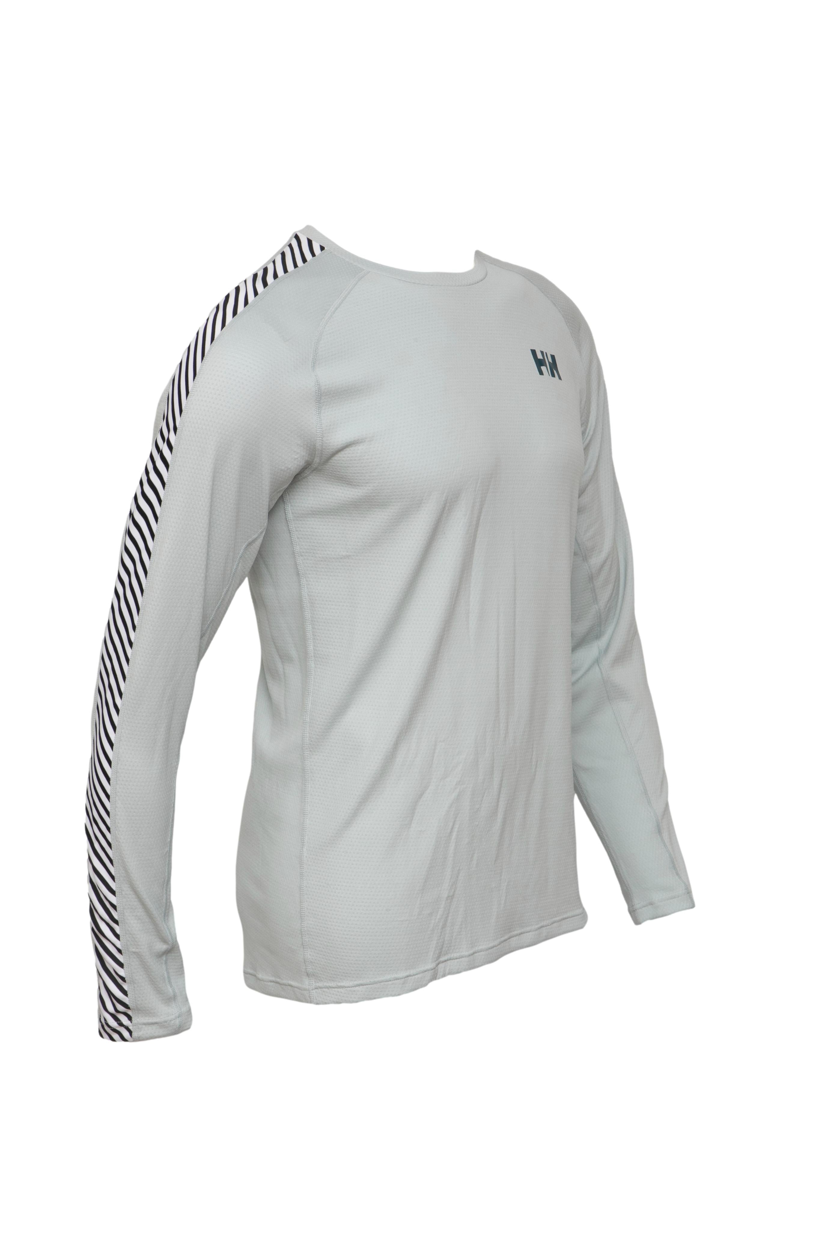 Camiseta Masculina Segunda Pele Diversos Esportes Helly Hansen Cinza Esverdeado
