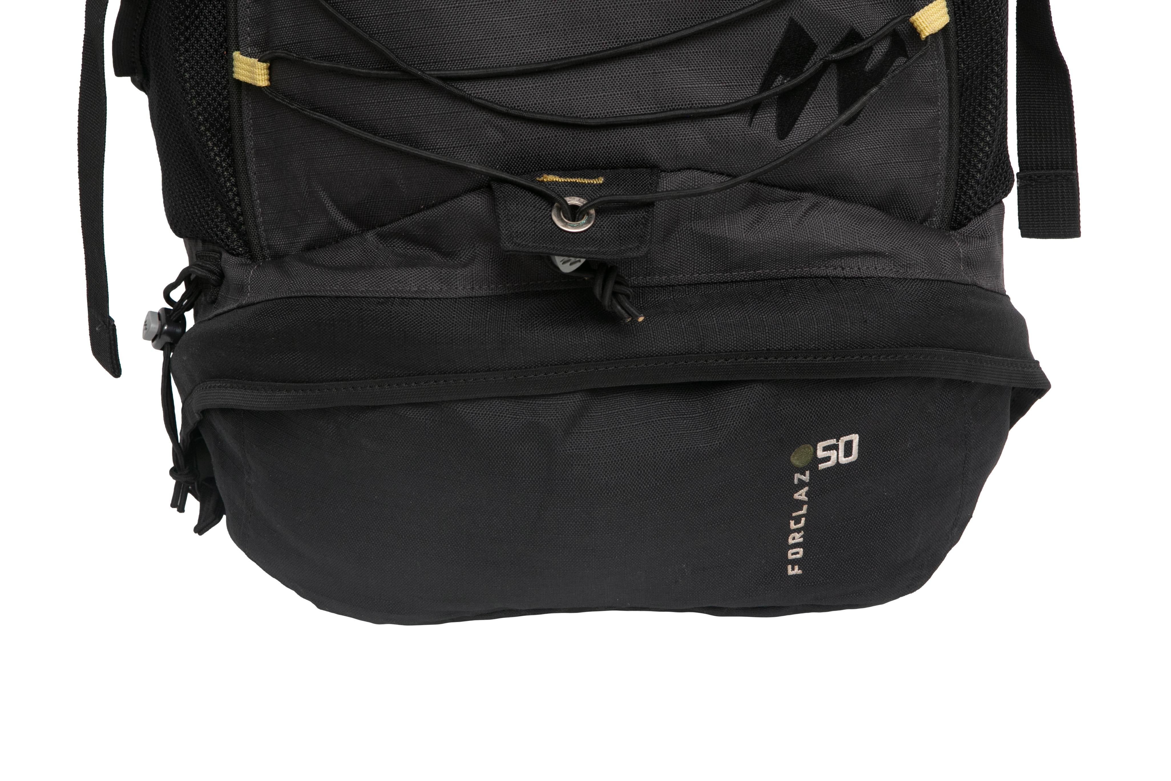 Mochila Unissex Trilha Quechua Forclaz Verde/Preta - Tamanho 50 litros