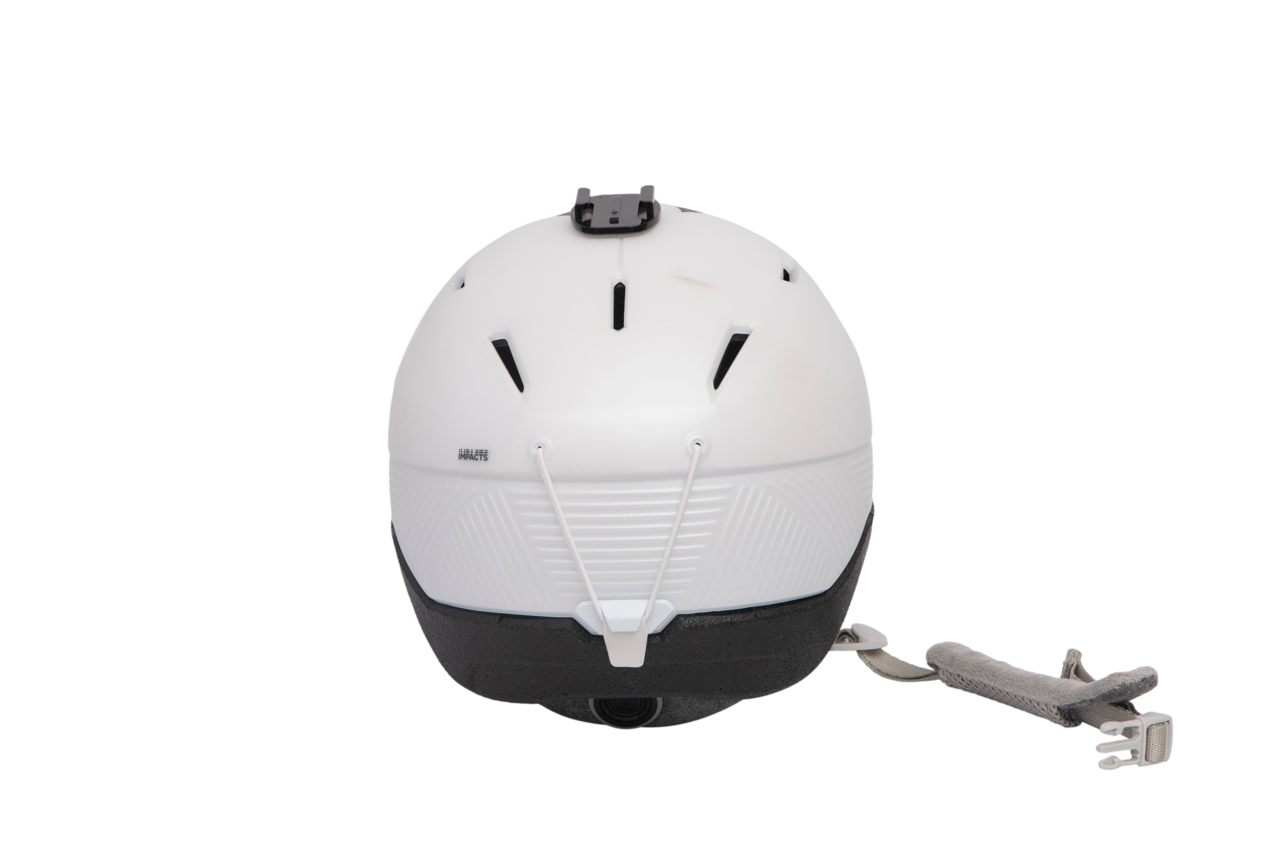 Capacete Feminino Snowboard/Ski Rossignol Fit Visor Impacts Helmet Branco - Tamanho M