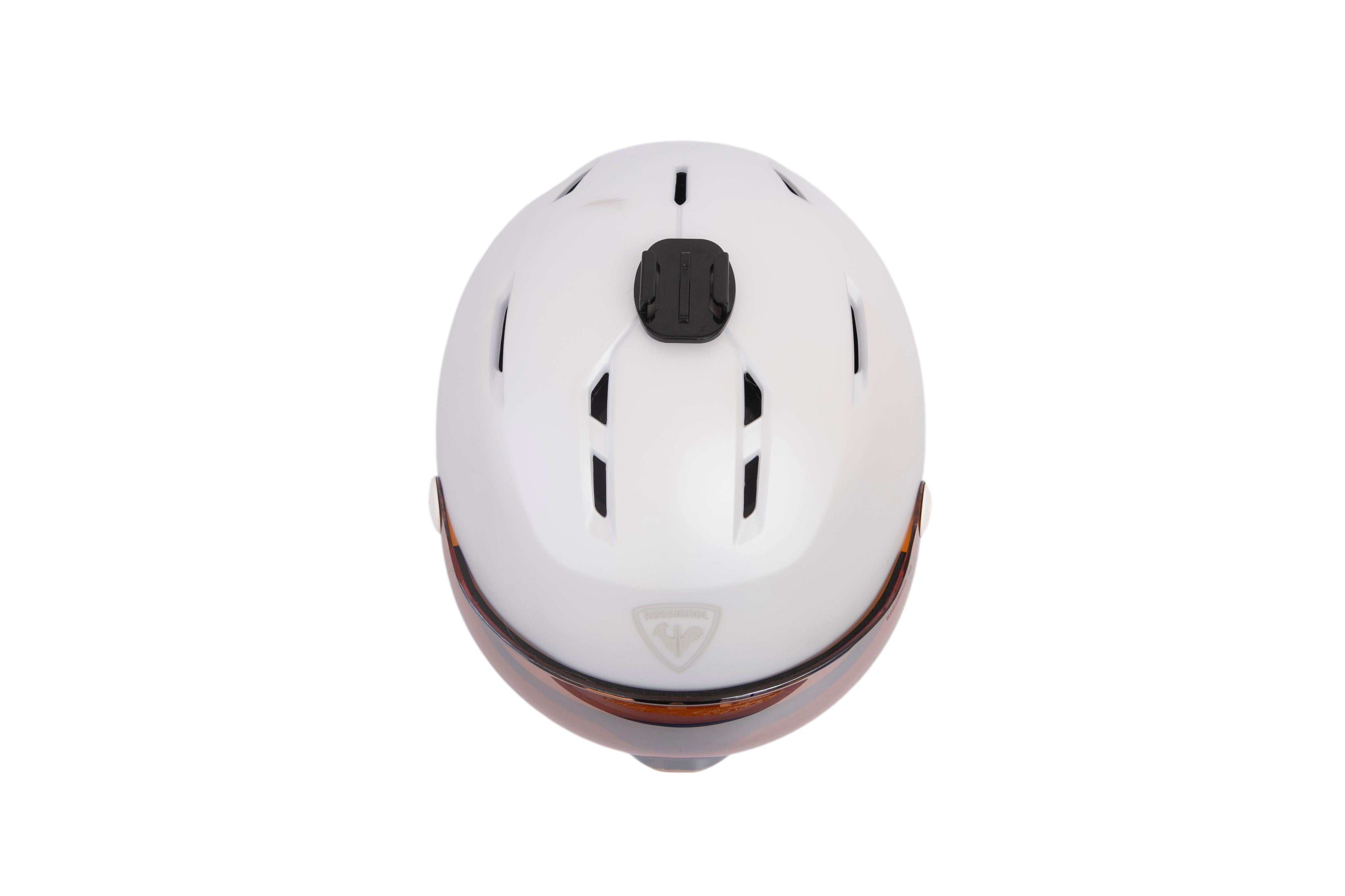 Capacete Feminino Snowboard/Ski Rossignol Fit Visor Impacts Helmet Branco - Tamanho M