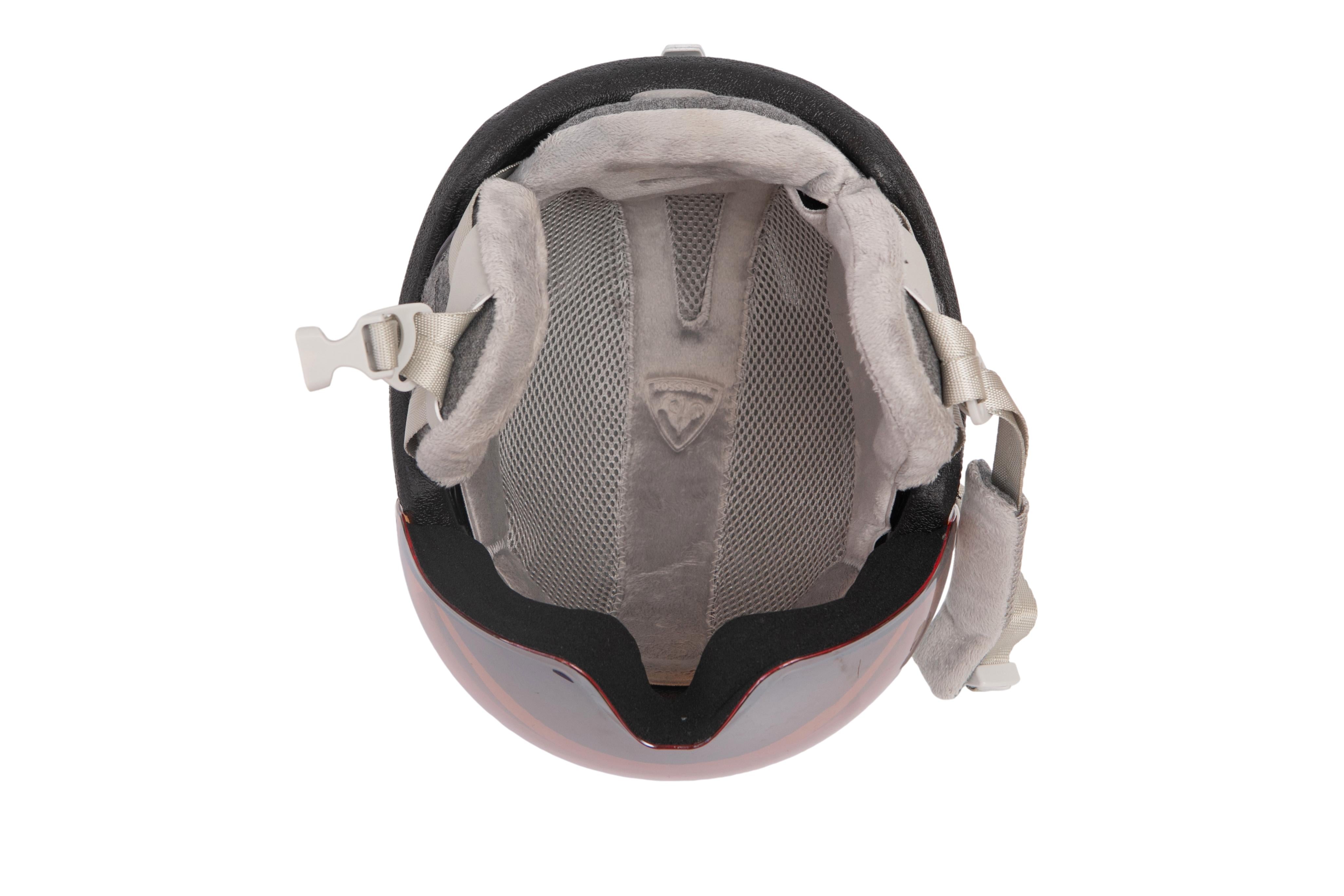 Capacete Feminino Snowboard/Ski Rossignol Fit Visor Impacts Helmet Branco - Tamanho M