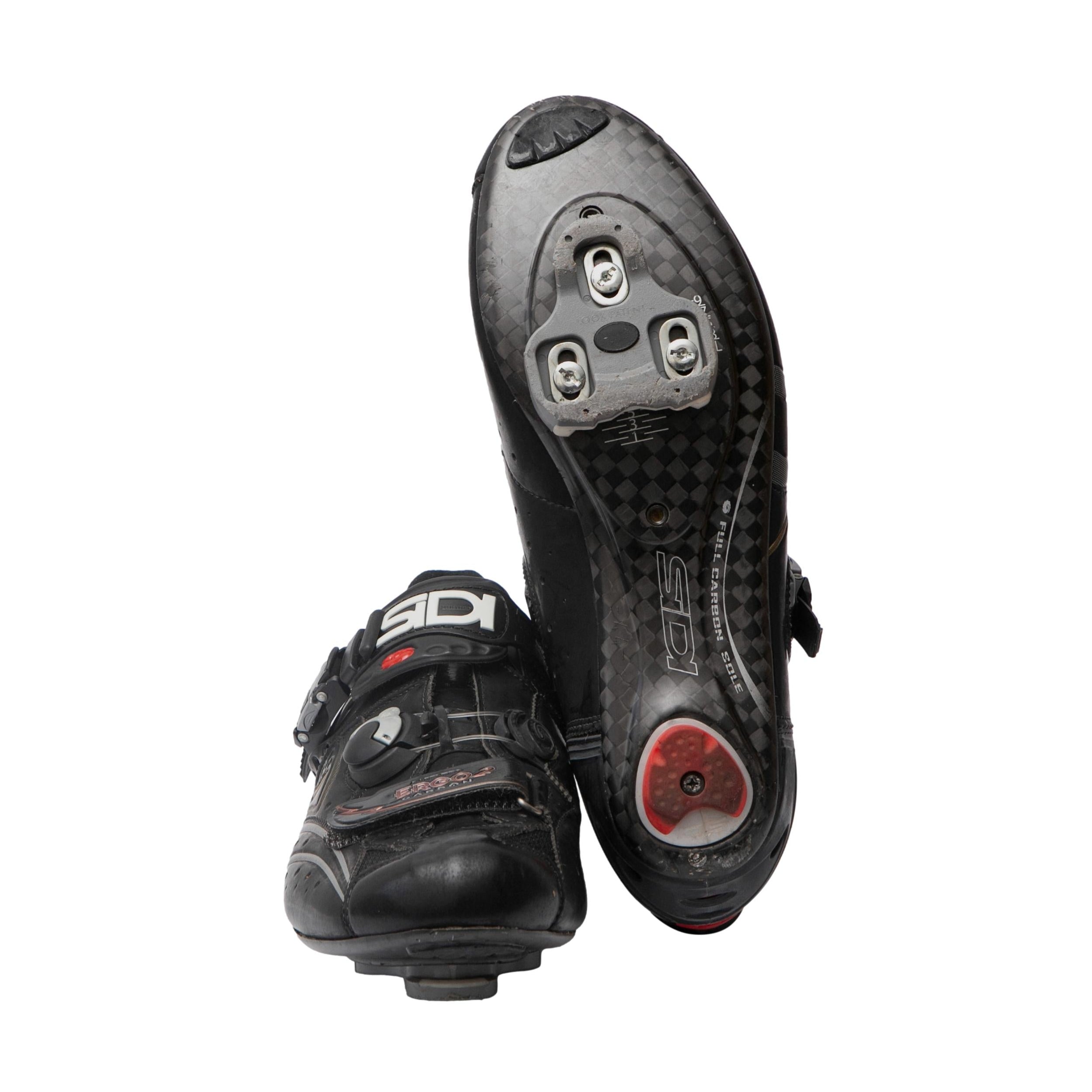 Sapatilha Masculina Ciclismo SiDi Ergo 2 Carbon Preta	- Tamanho 40