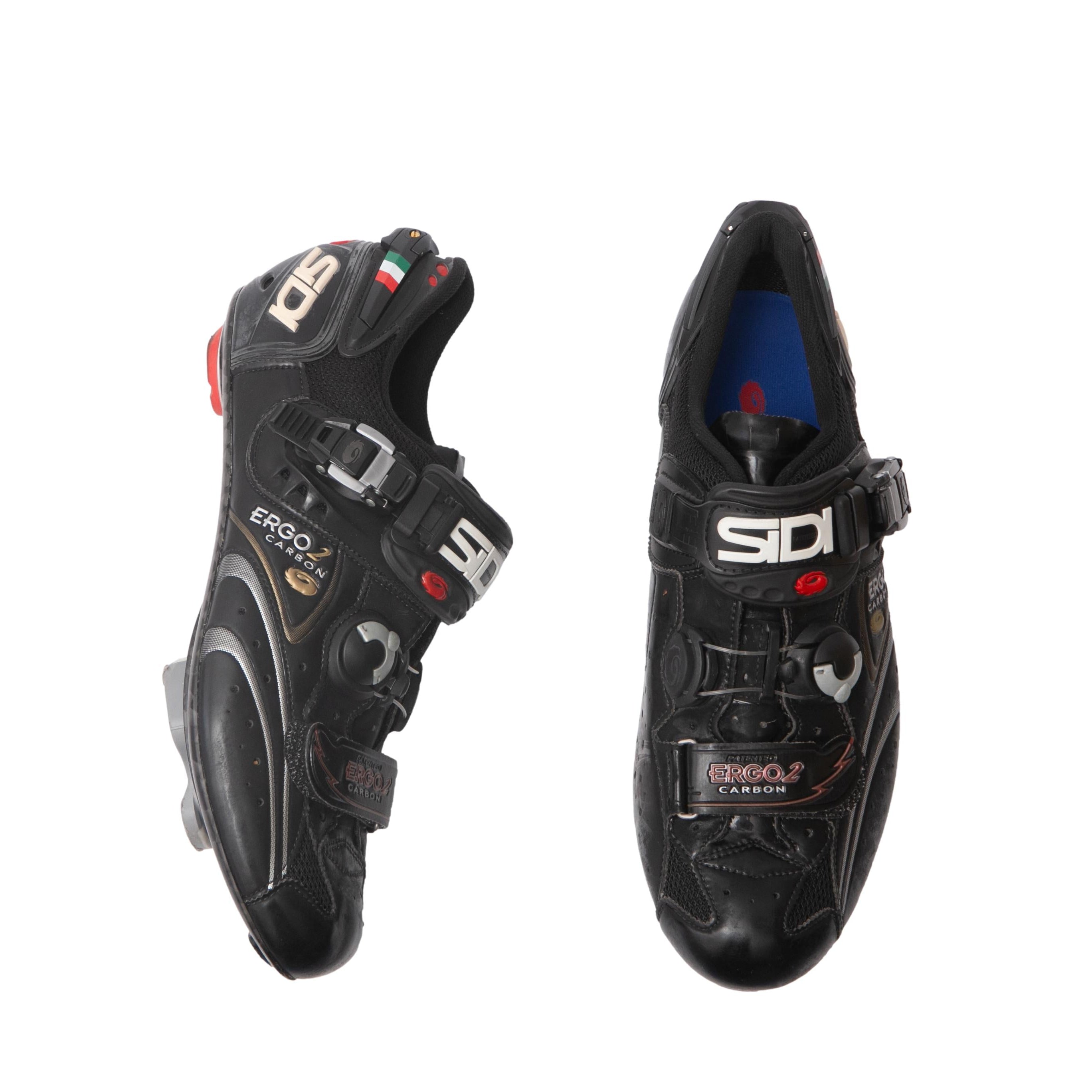 Sapatilha Masculina Ciclismo SiDi Ergo 2 Carbon Preta	- Tamanho 40