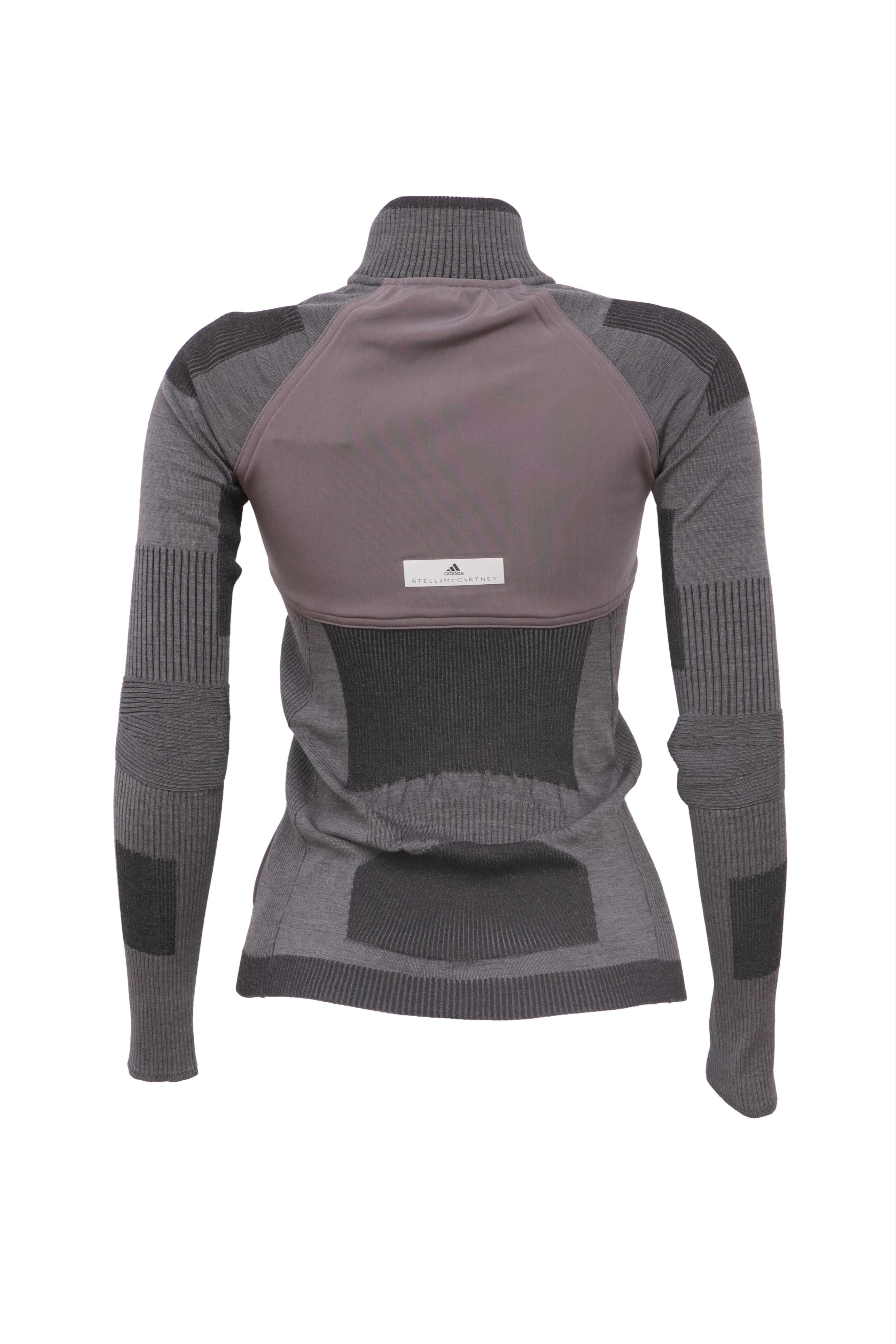Camiseta Feminina Adidas Stella McCartney Manga Longa Cinza - Tamanho S