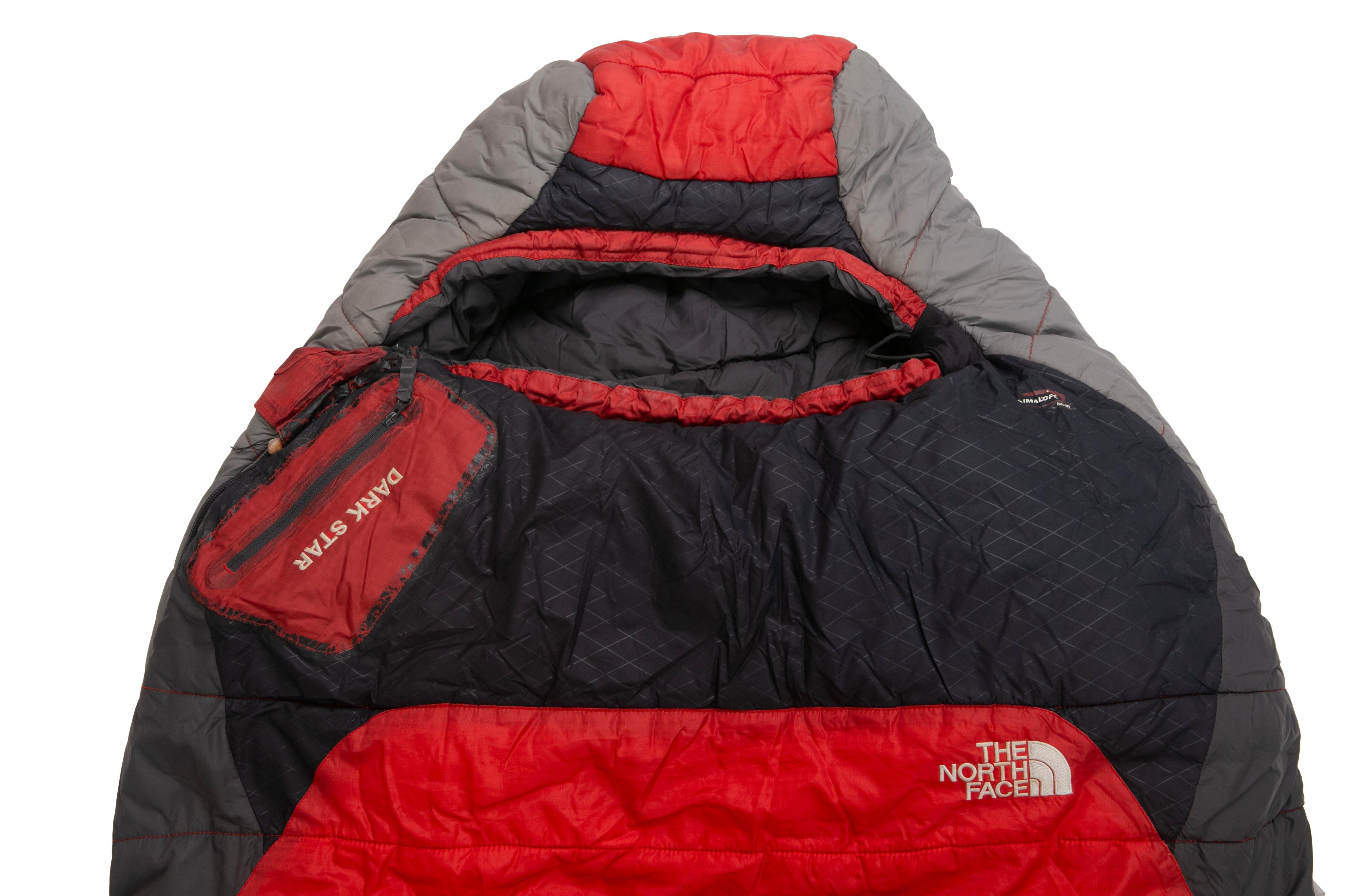 Saco de Dormir Para Montanhismo/Trilha The North Face Dark Star Vermelho e Preto