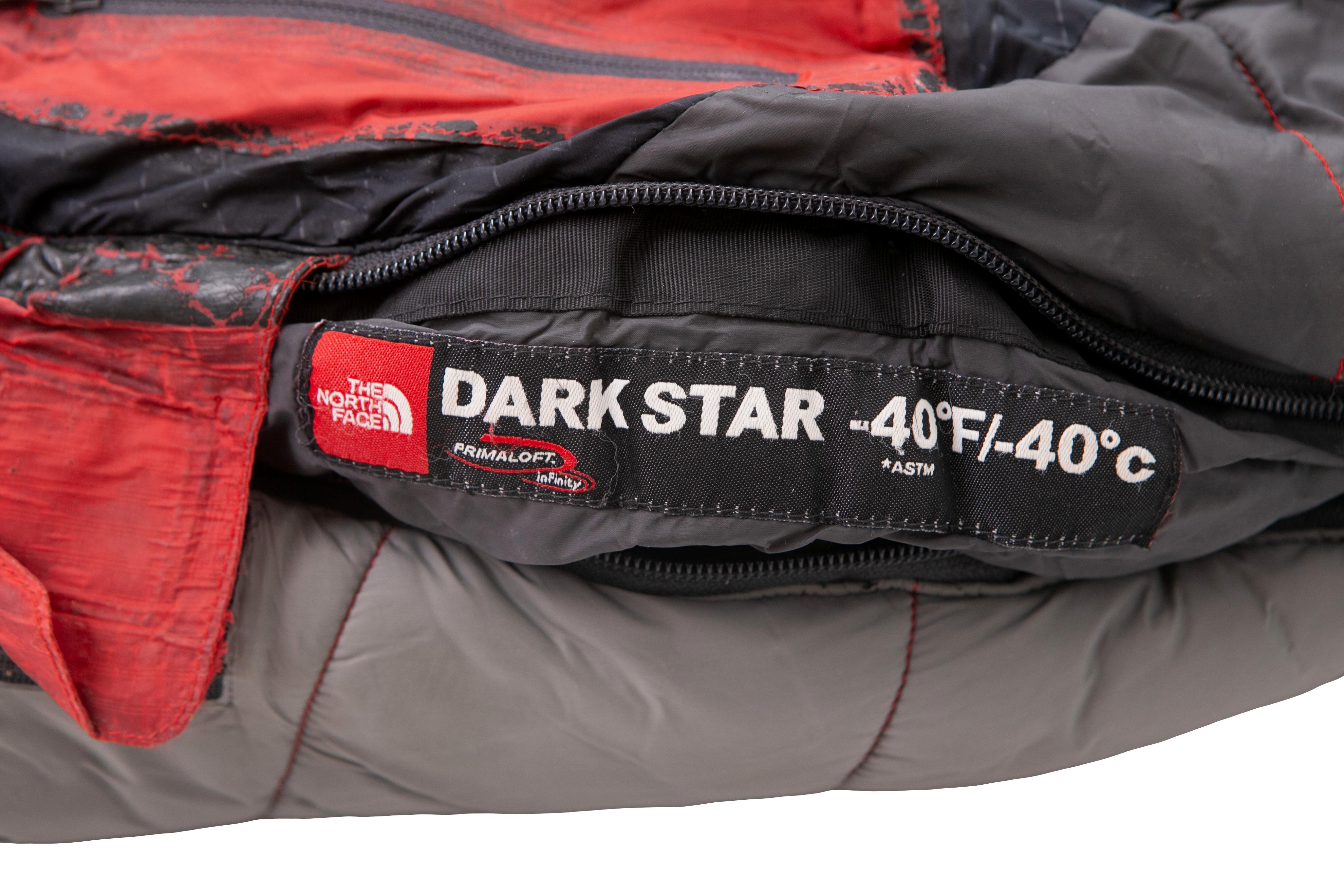 Saco de Dormir Para Montanhismo/Trilha The North Face Dark Star Vermelho e Preto