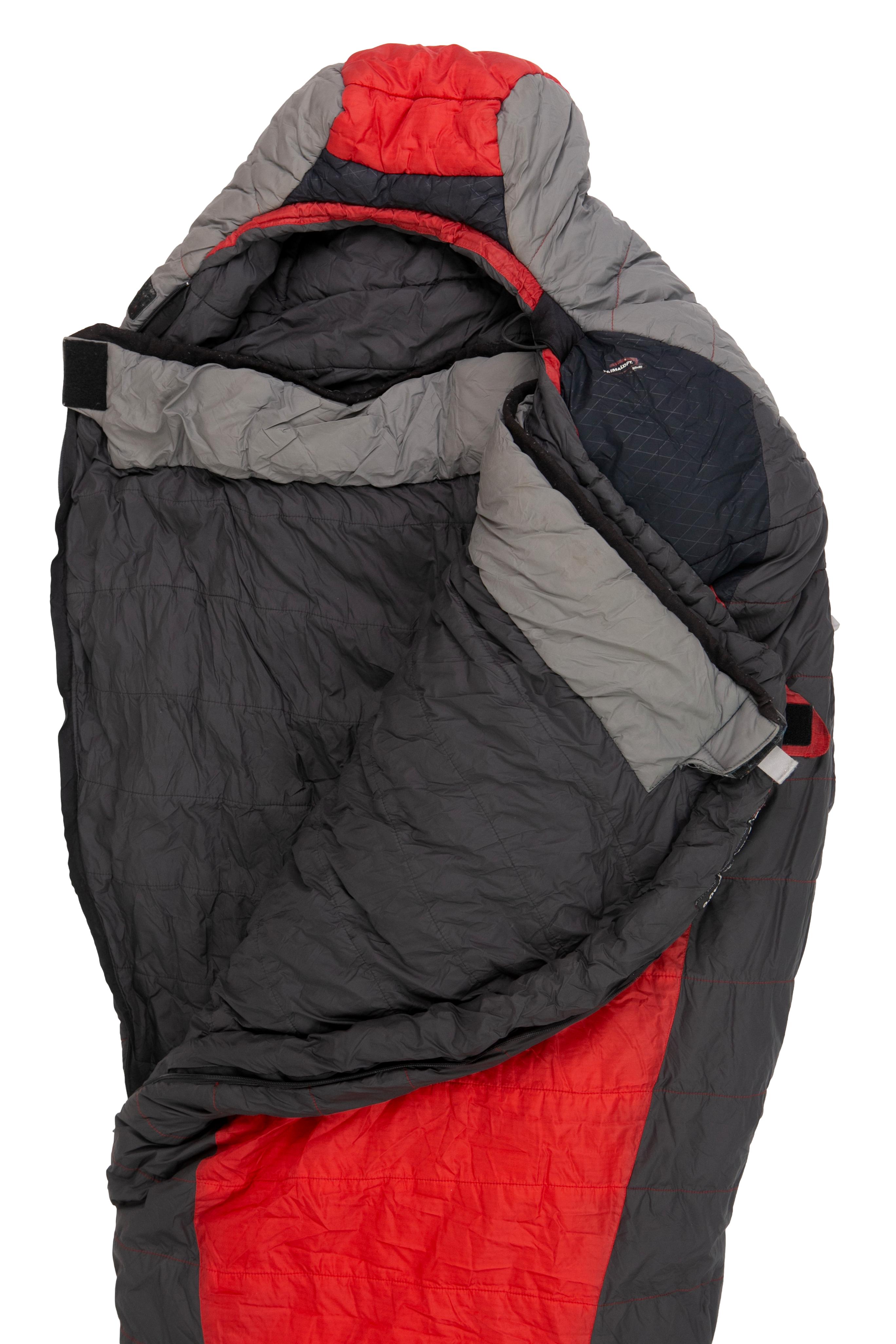 Saco de Dormir Para Montanhismo/Trilha The North Face Dark Star Vermelho e Preto