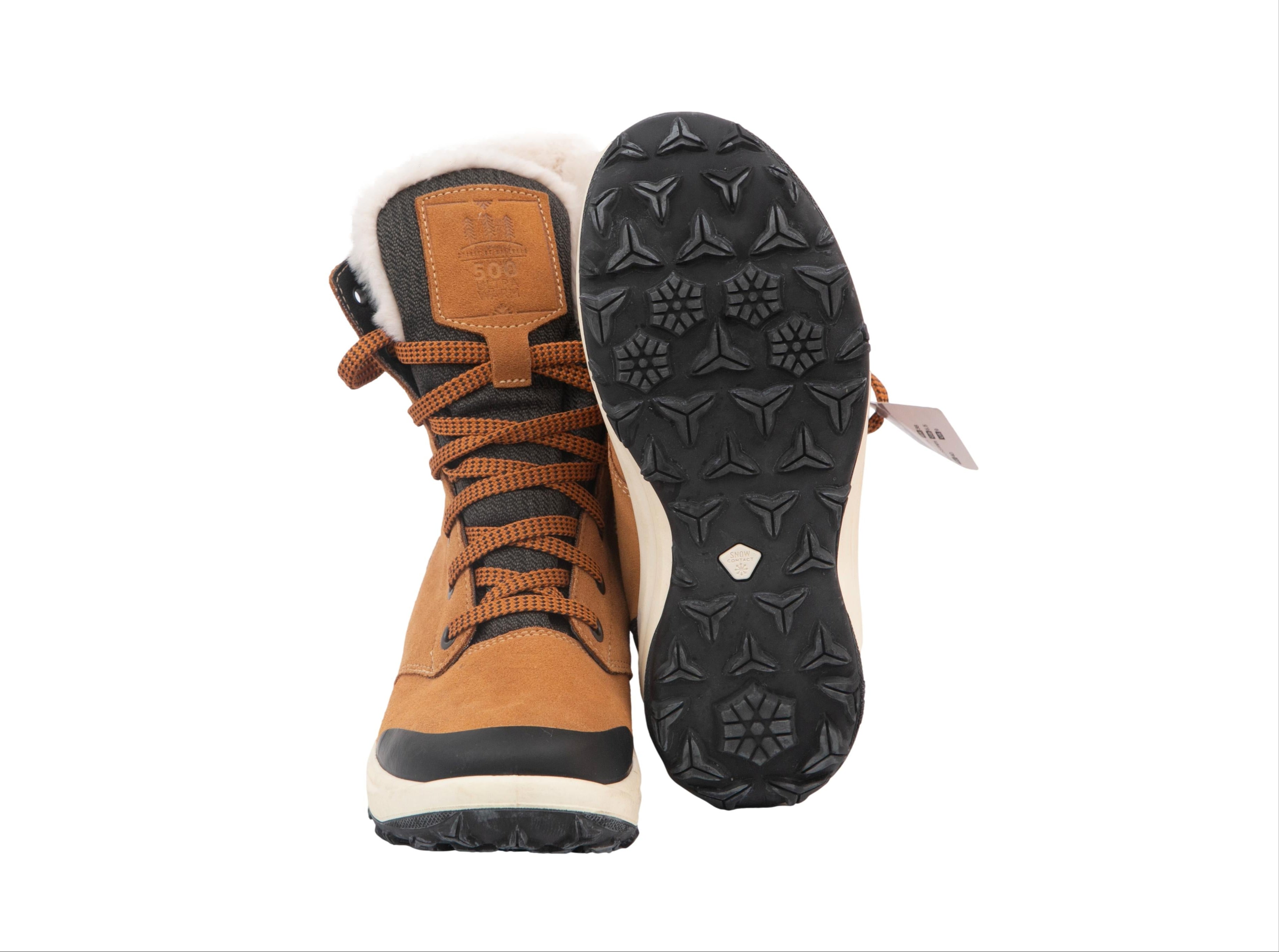 Bota Feminina Trilha Quechua SH 500 U-Warm Waterproof Marrom -  Tamanho 38
