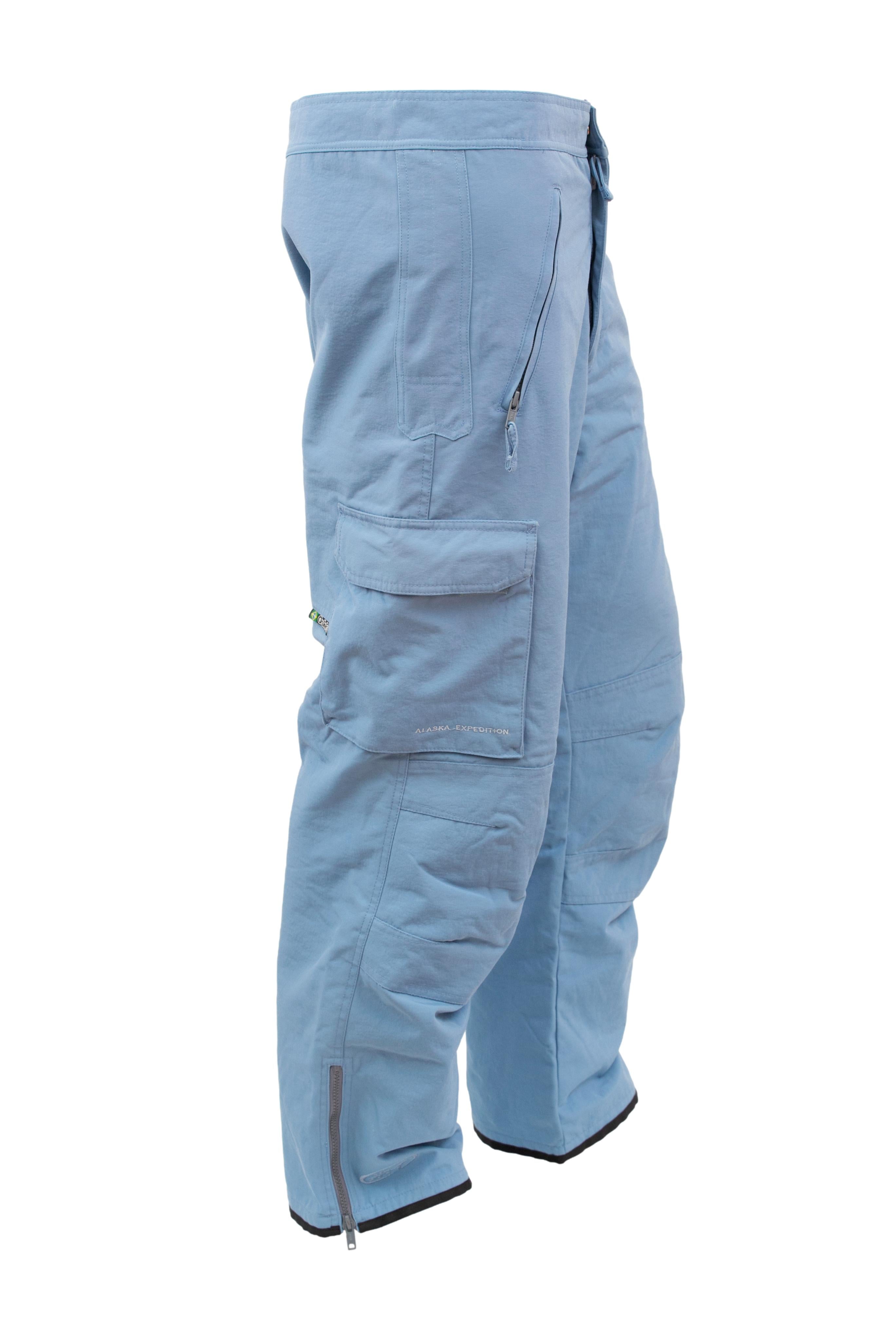 Calça Masculina Snowboard Osklen Storm Tech Alaska Expedition Azul claro - Tamanho M