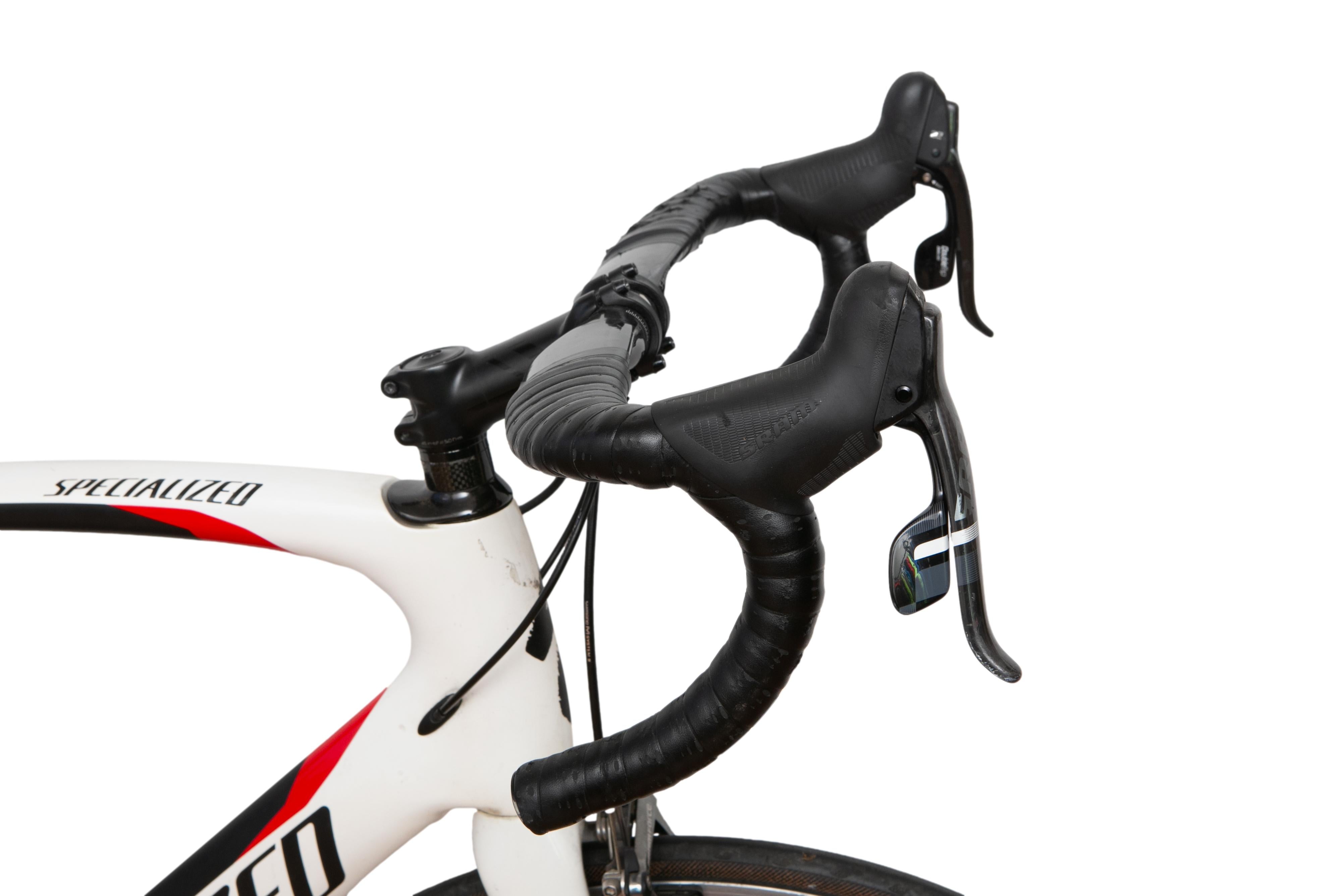 Bicicleta Unissex Specialized Branca/Vermelha - Tamanho 56