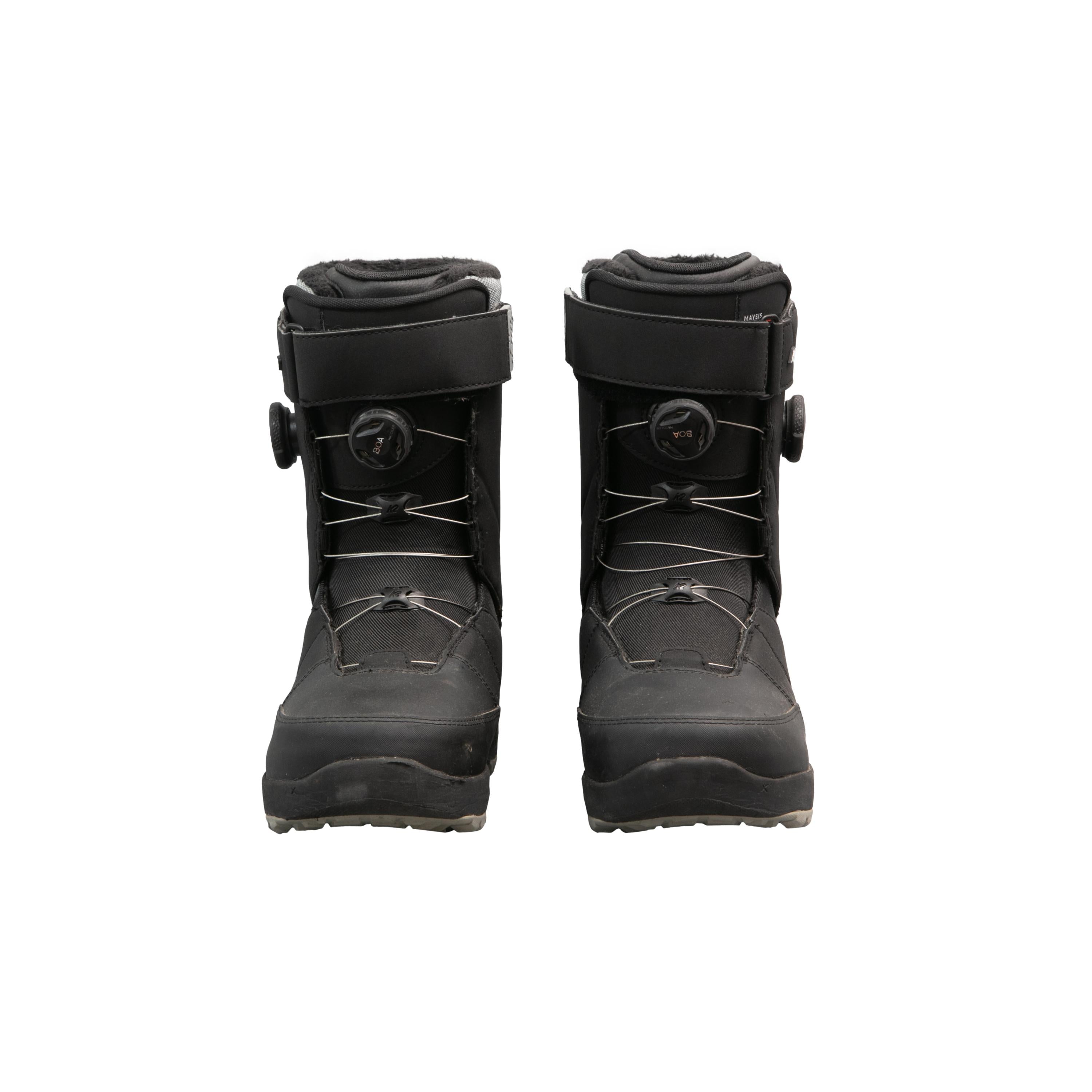 Bota + Binding Unissex Snowboard K2 Maysis Clicker X HB Preta - Tamanho 44.5 Europa