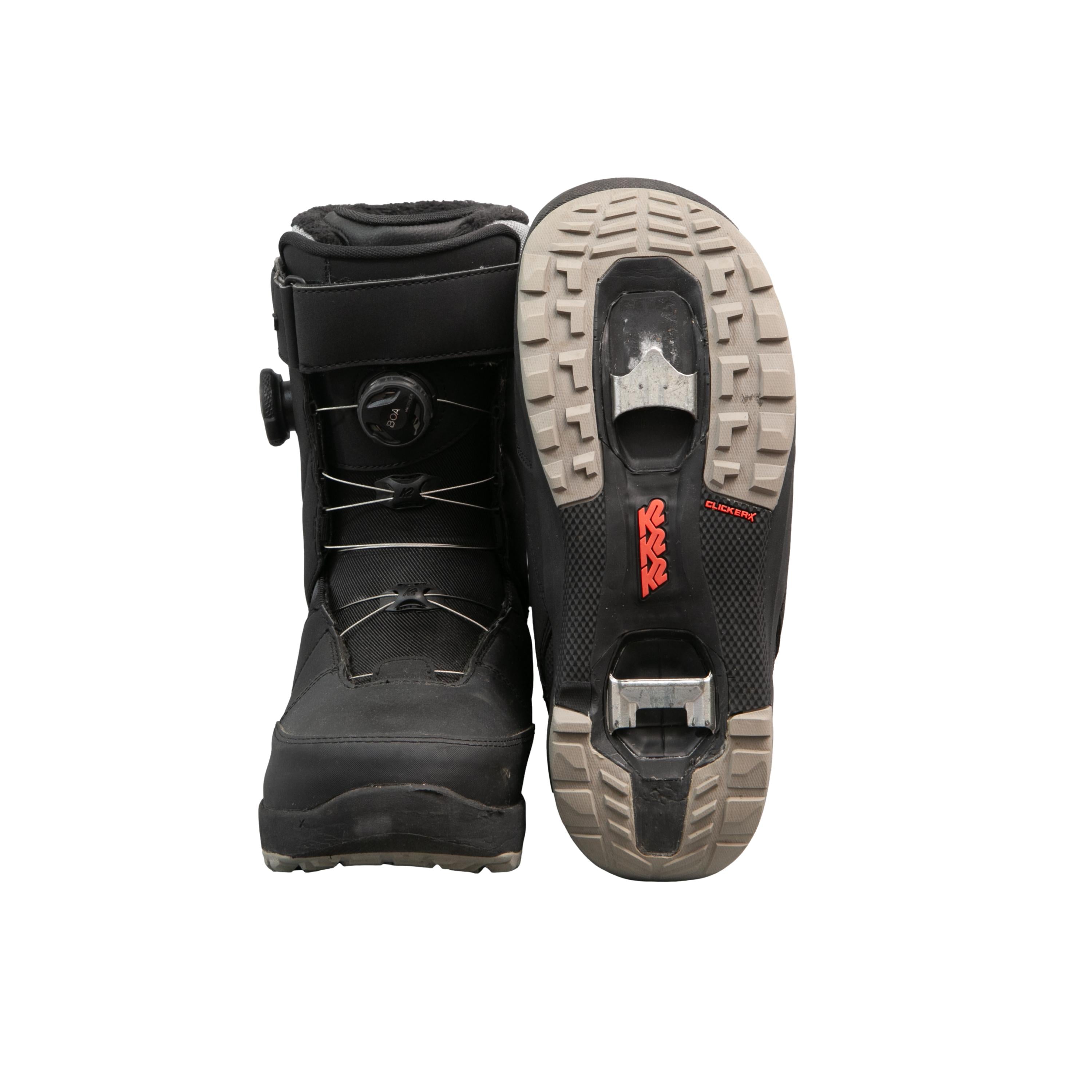 Bota + Binding Unissex Snowboard K2 Maysis Clicker X HB Preta - Tamanho 44.5 Europa