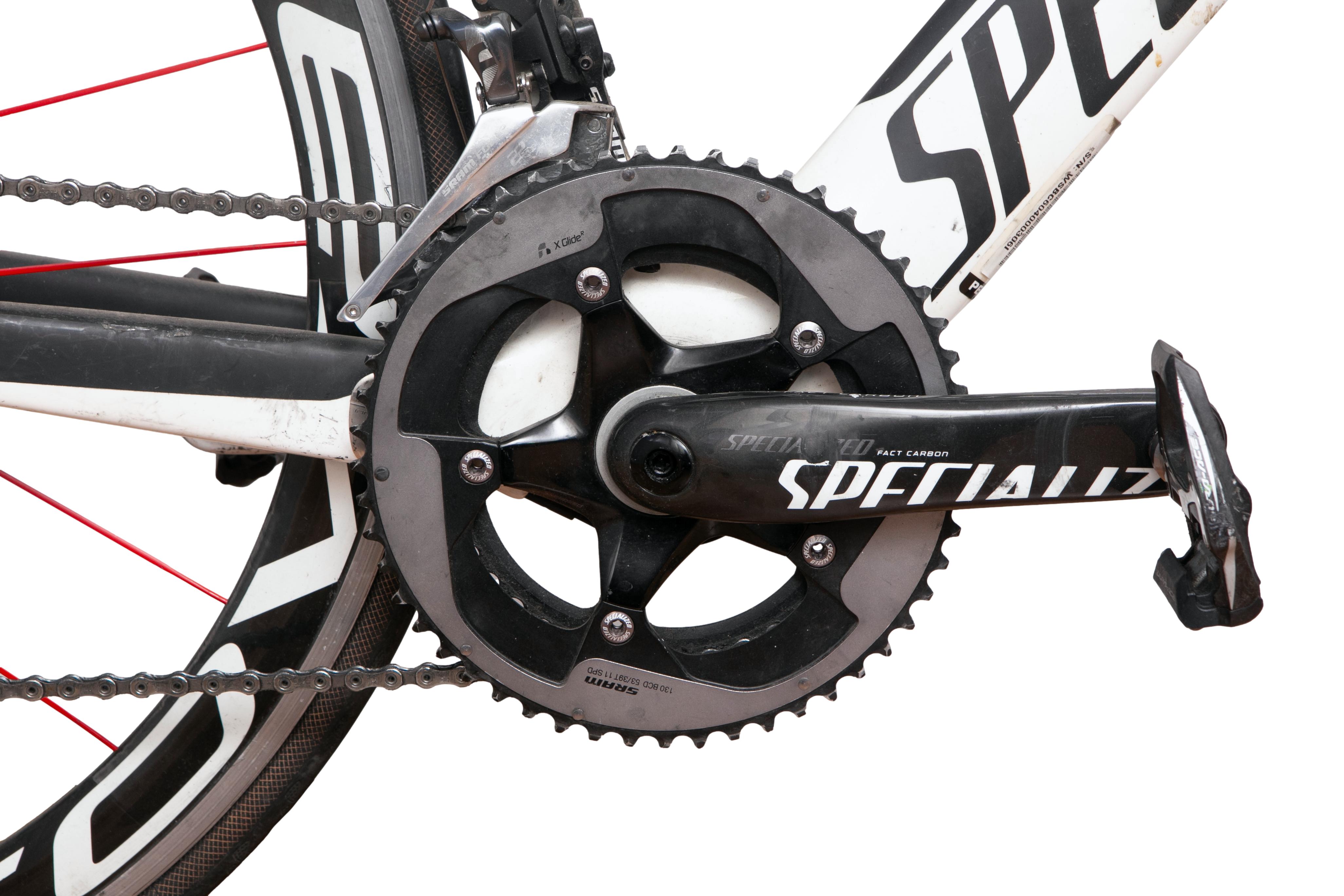 Bicicleta Unissex Specialized Branca/Vermelha - Tamanho 56