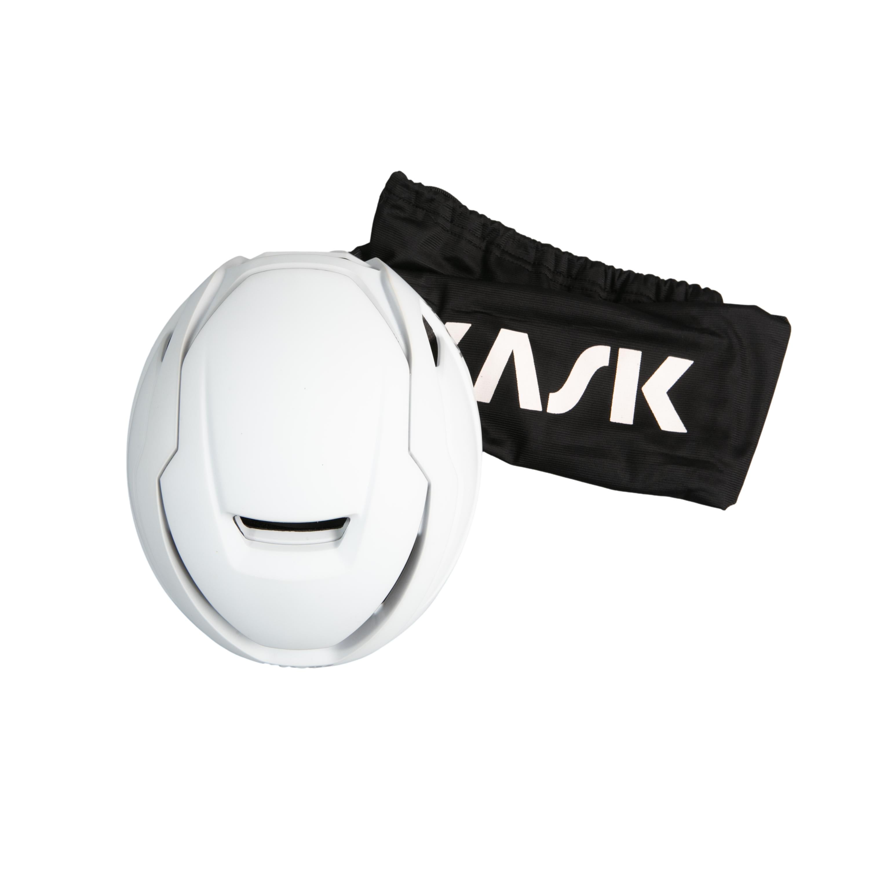 Capacete Unissex Ciclismo Kask Wasabi Branco Com Saquinho De Proteção Kask - Tamanho 59-62