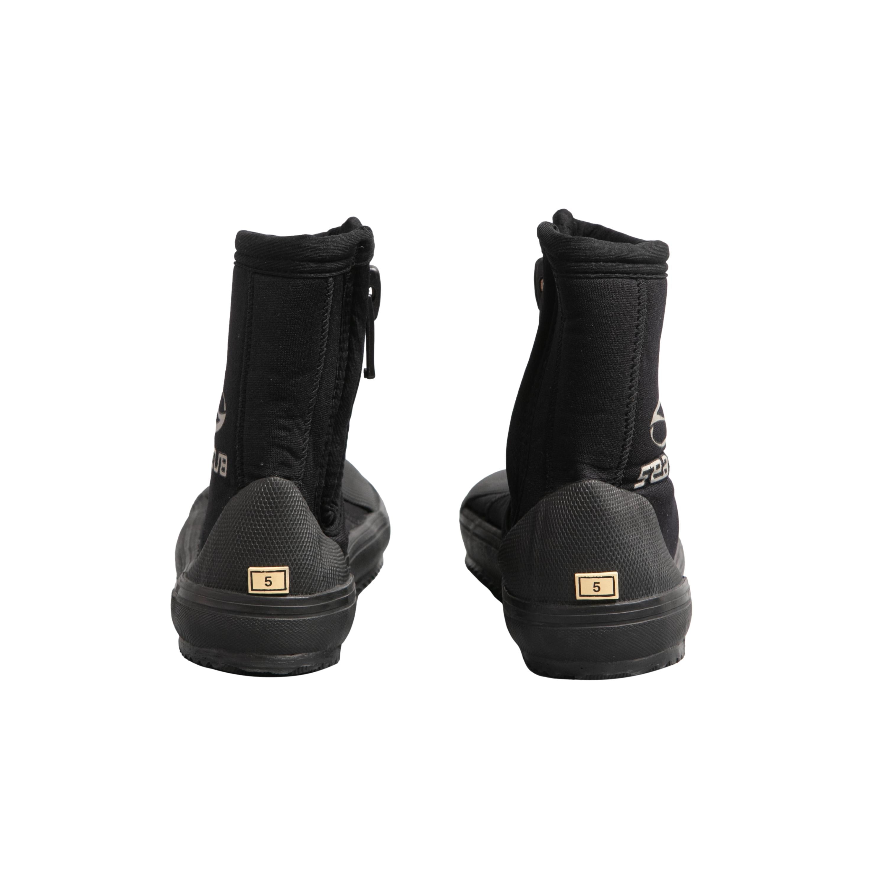 Bota Feminina Mergulho SeaSub Preta - Tamanho 5