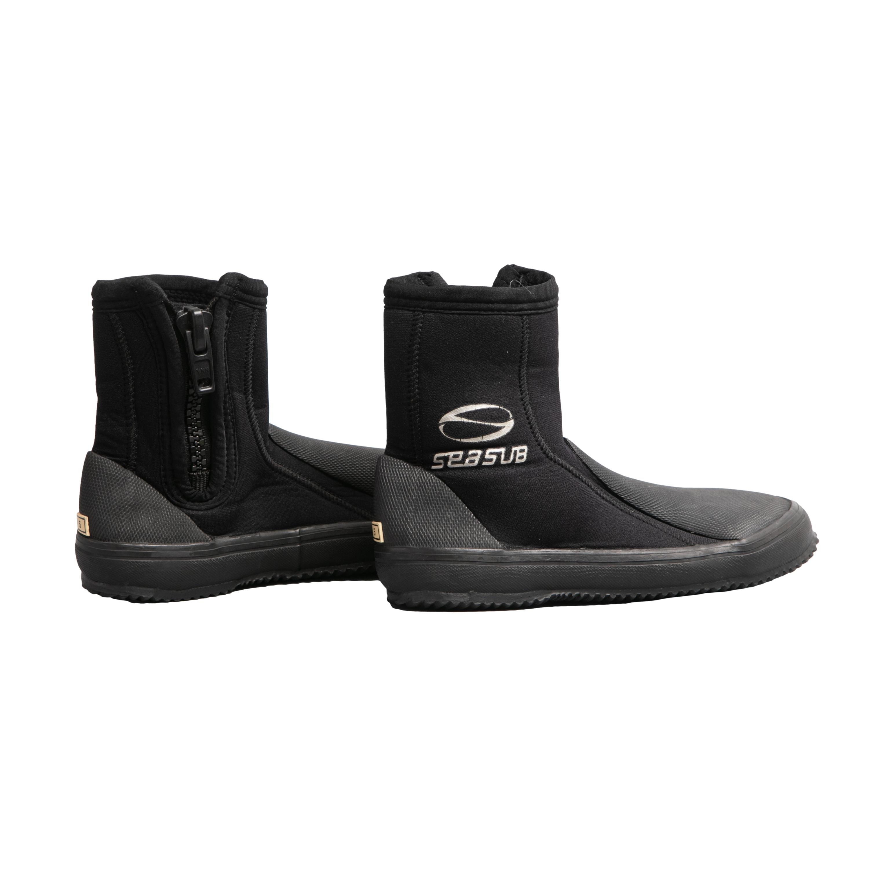 Bota Feminina Mergulho SeaSub Preta - Tamanho 5