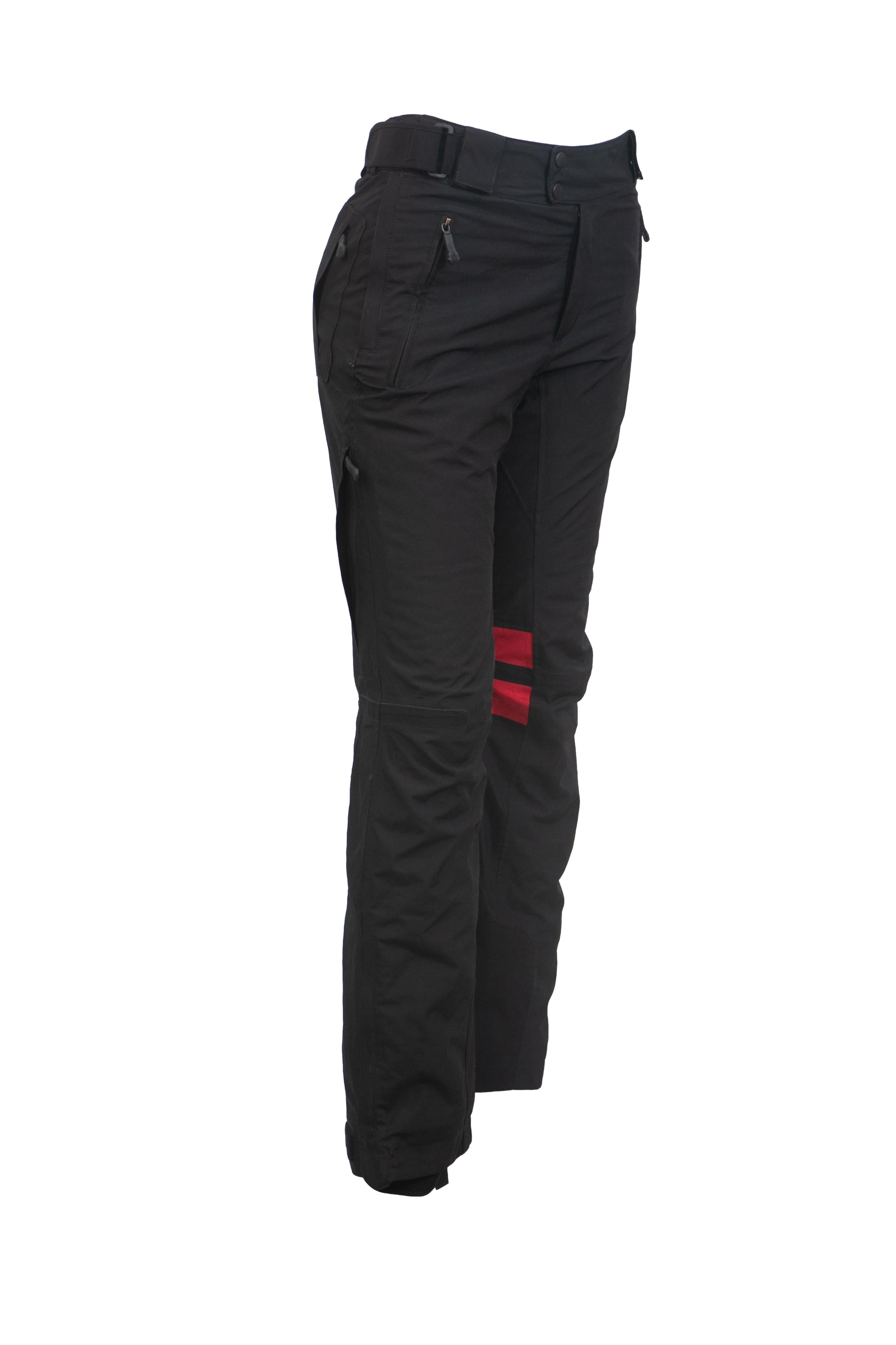 Calça Feminina Snowboard Moncler Listra Vermelha - Tamanho M