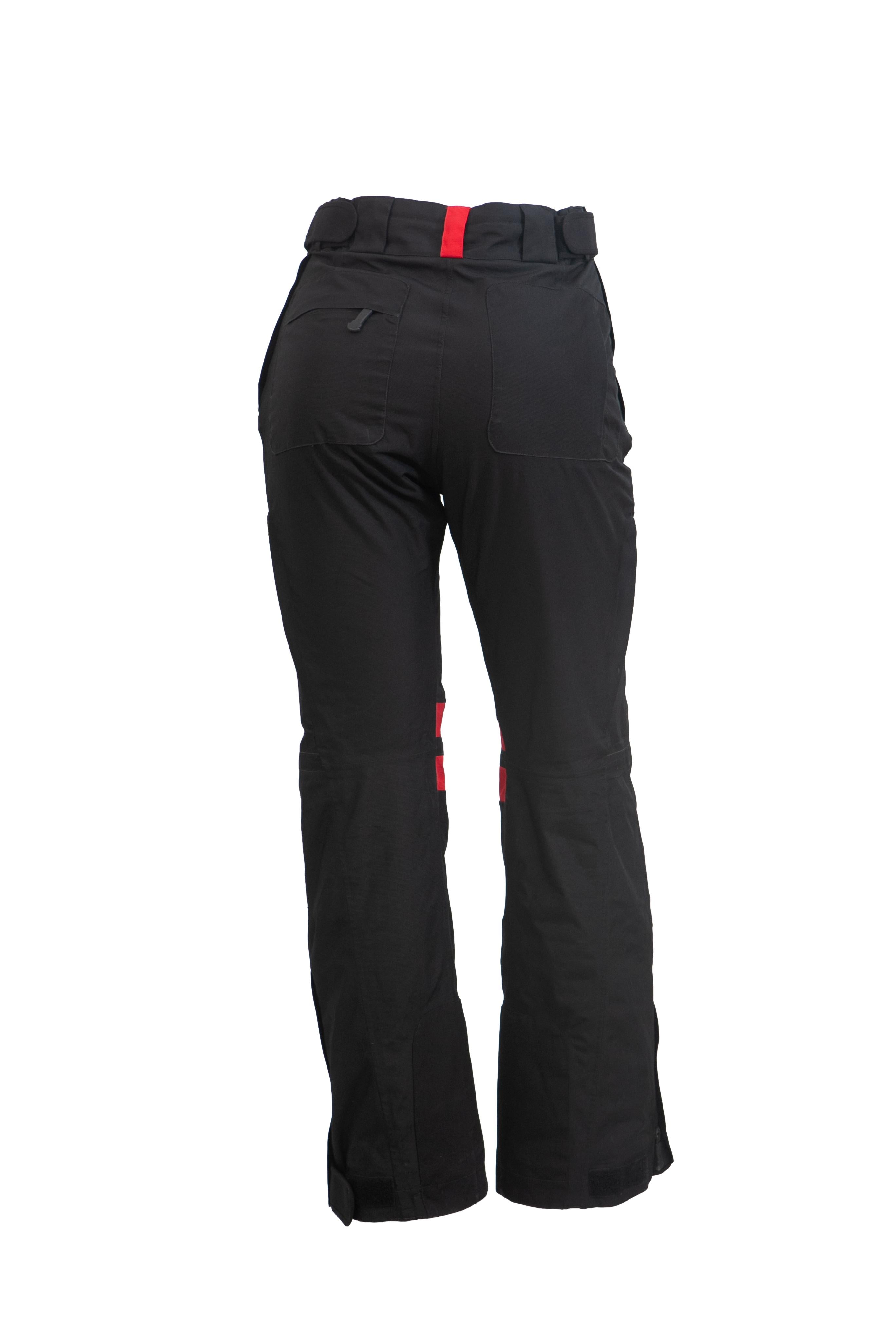 Calça Feminina Snowboard Moncler Listra Vermelha - Tamanho M
