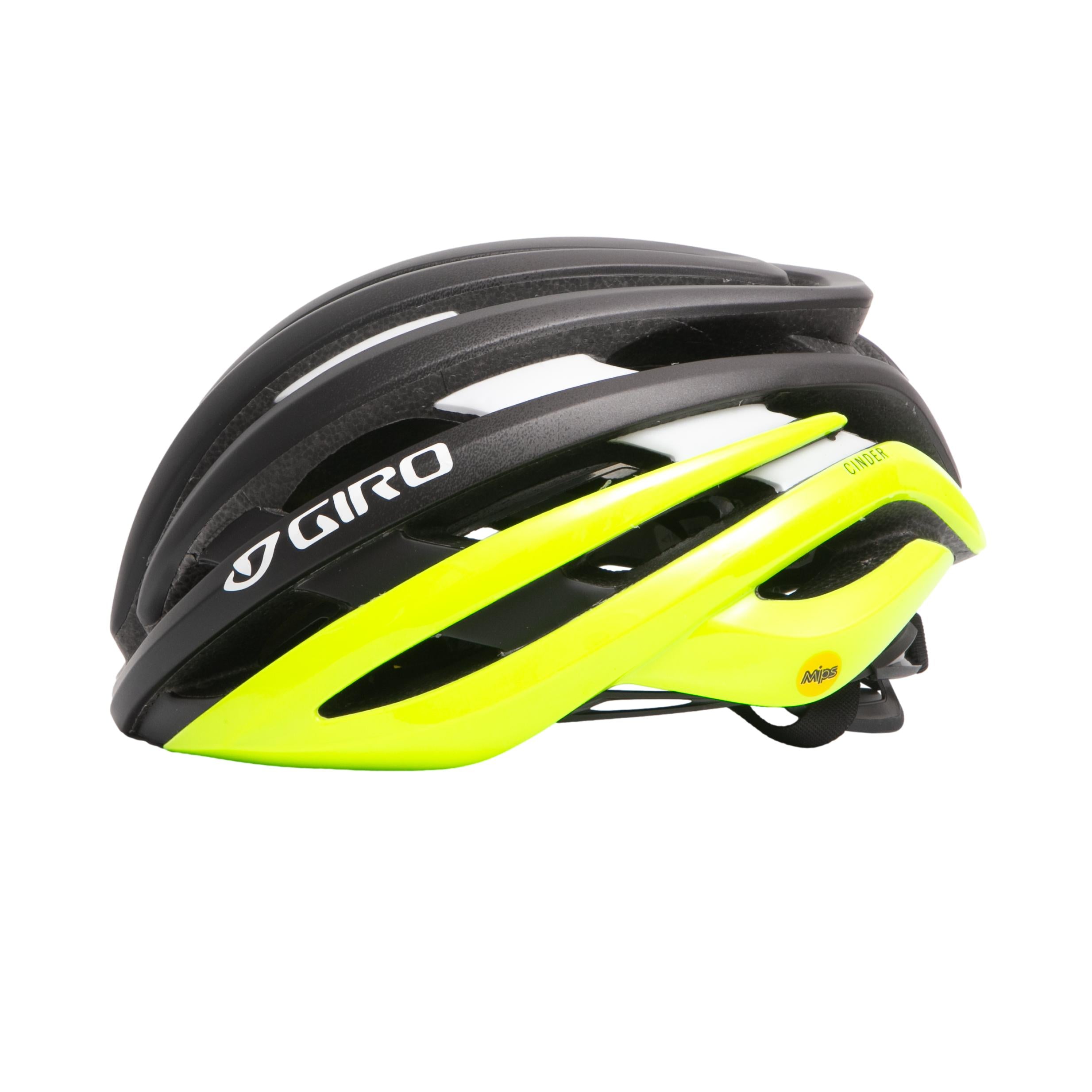 Capacete Unissex Ciclismo Giro Cinder Mips Preto/Verde - Tamanho 55 a 59