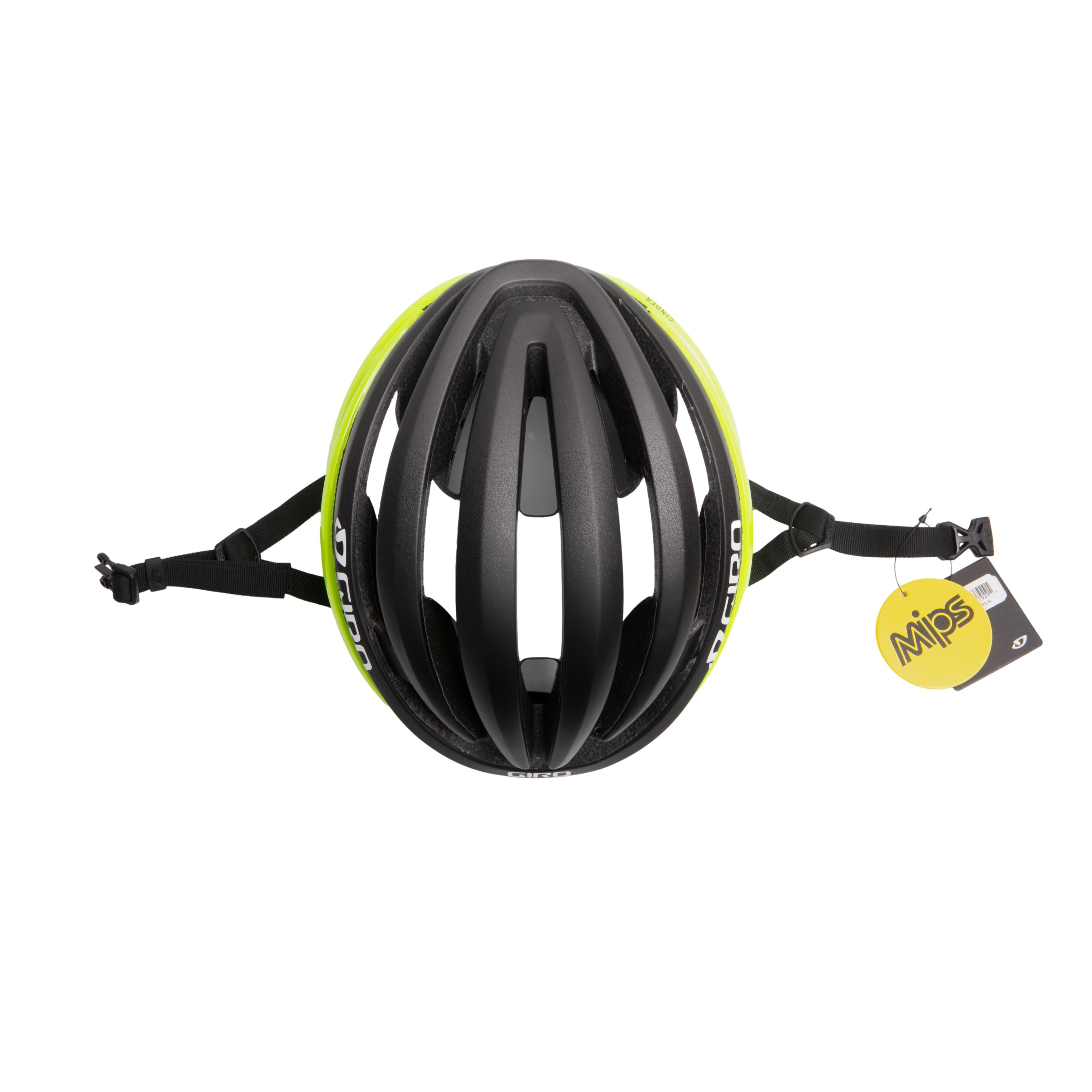 Capacete Unissex Ciclismo Giro Cinder Mips Preto/Verde - Tamanho 55 a 59