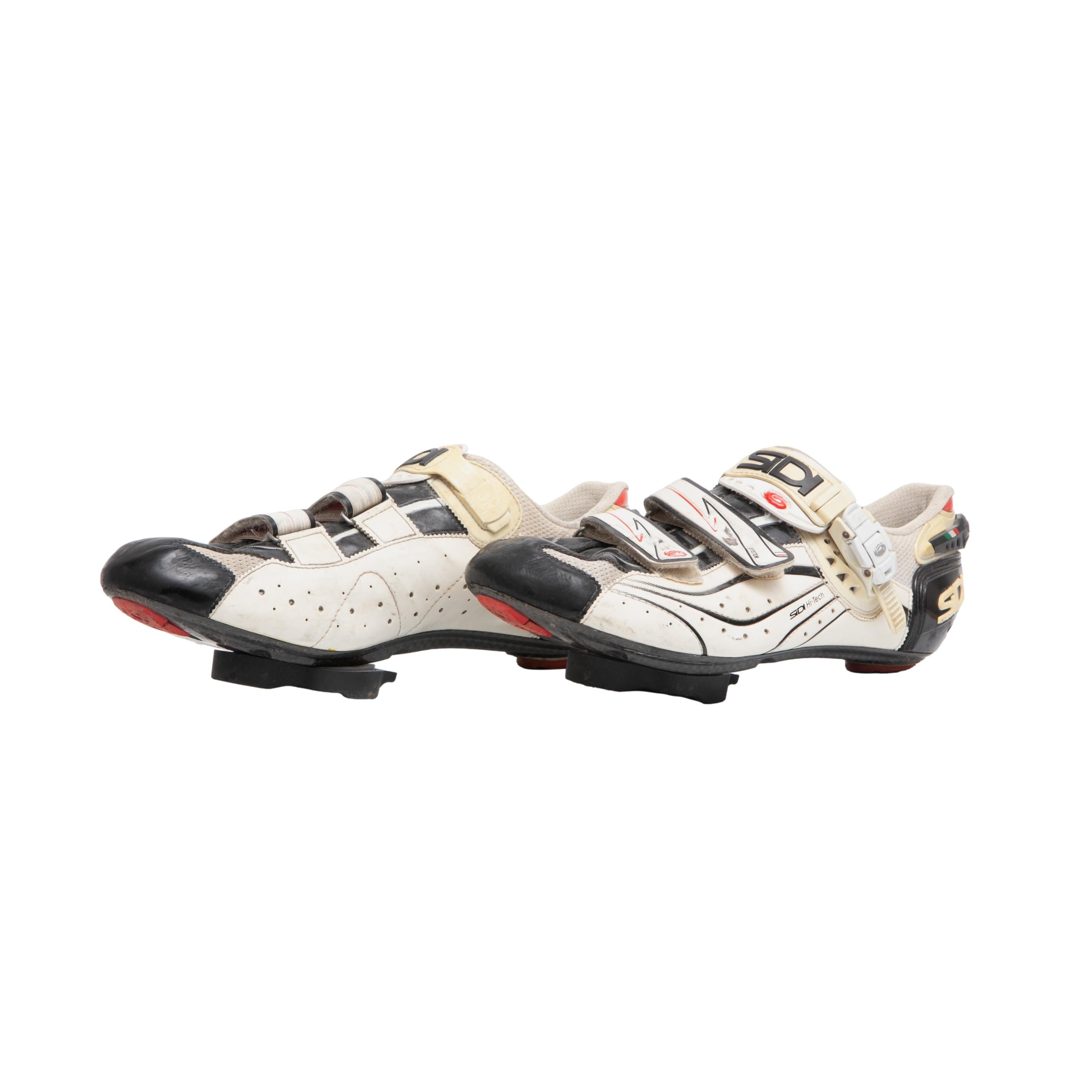 Sapatilha Masculina Ciclismo SiDi Hi Tech Vent Carbon Sole Branca - 46 US