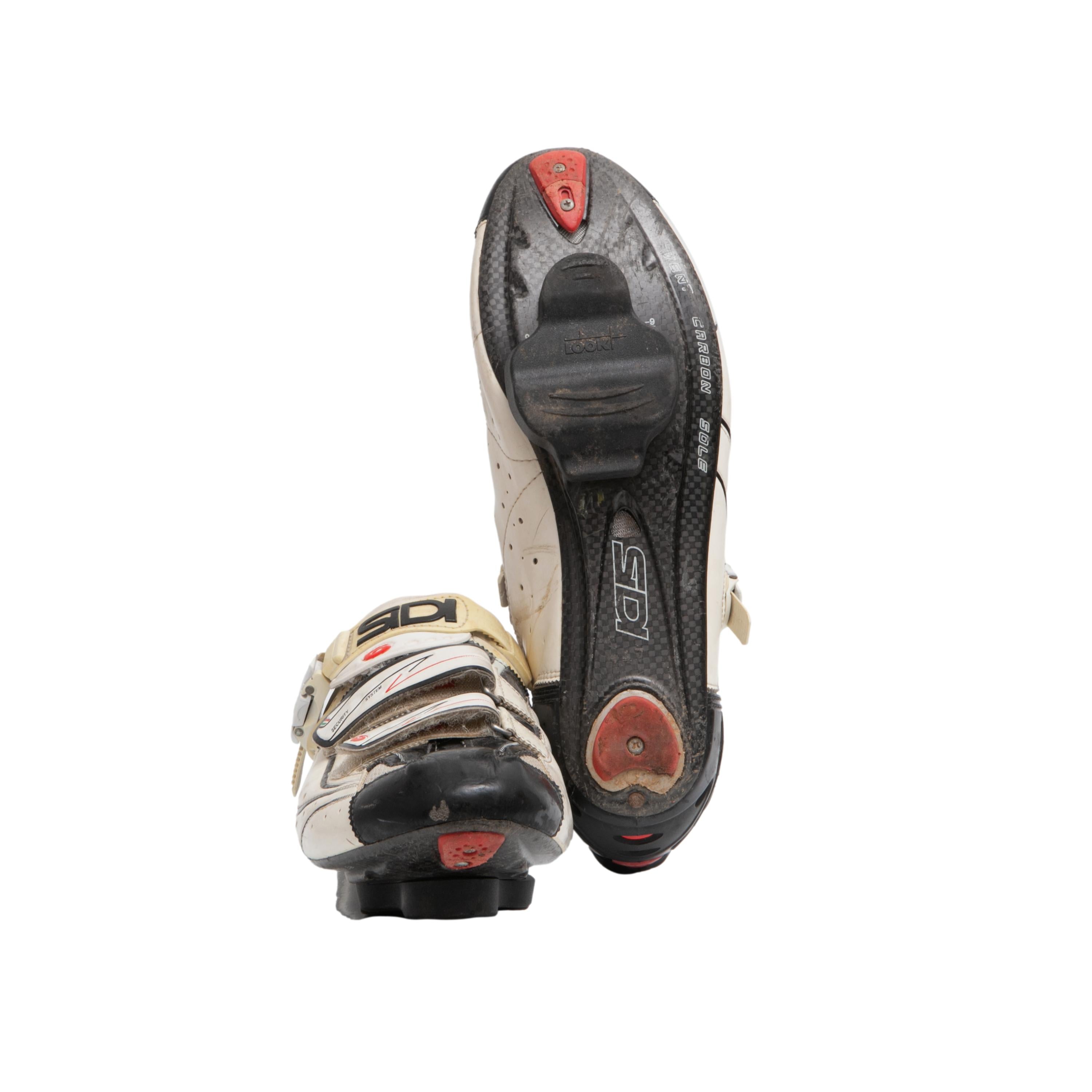 Sapatilha Masculina Ciclismo SiDi Hi Tech Vent Carbon Sole Branca - 46 US