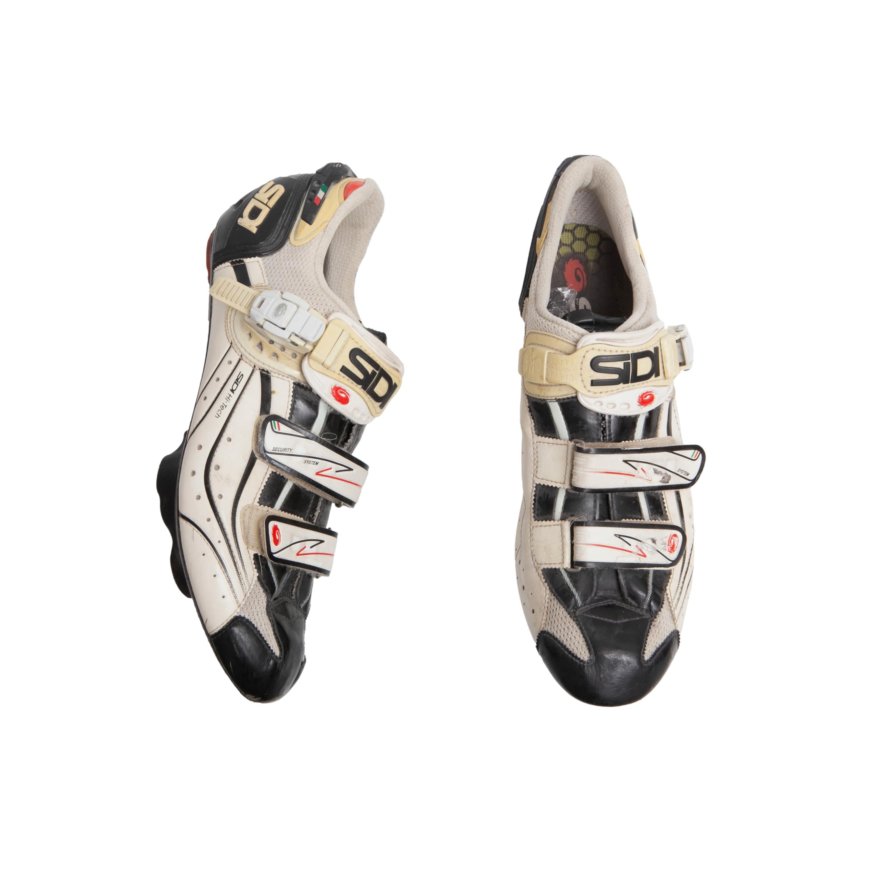 Sapatilha Masculina Ciclismo SiDi Hi Tech Vent Carbon Sole Branca - 46 US