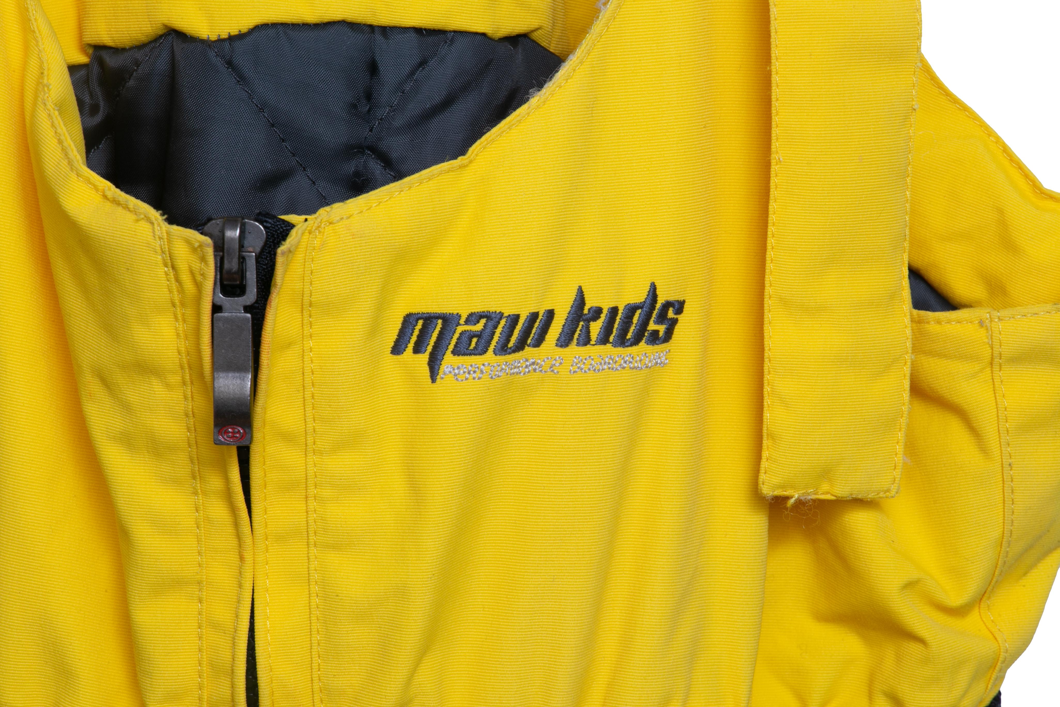 Macacão Infantil Snowboard Maui Kids Amarelo - Tamanho 10 anos