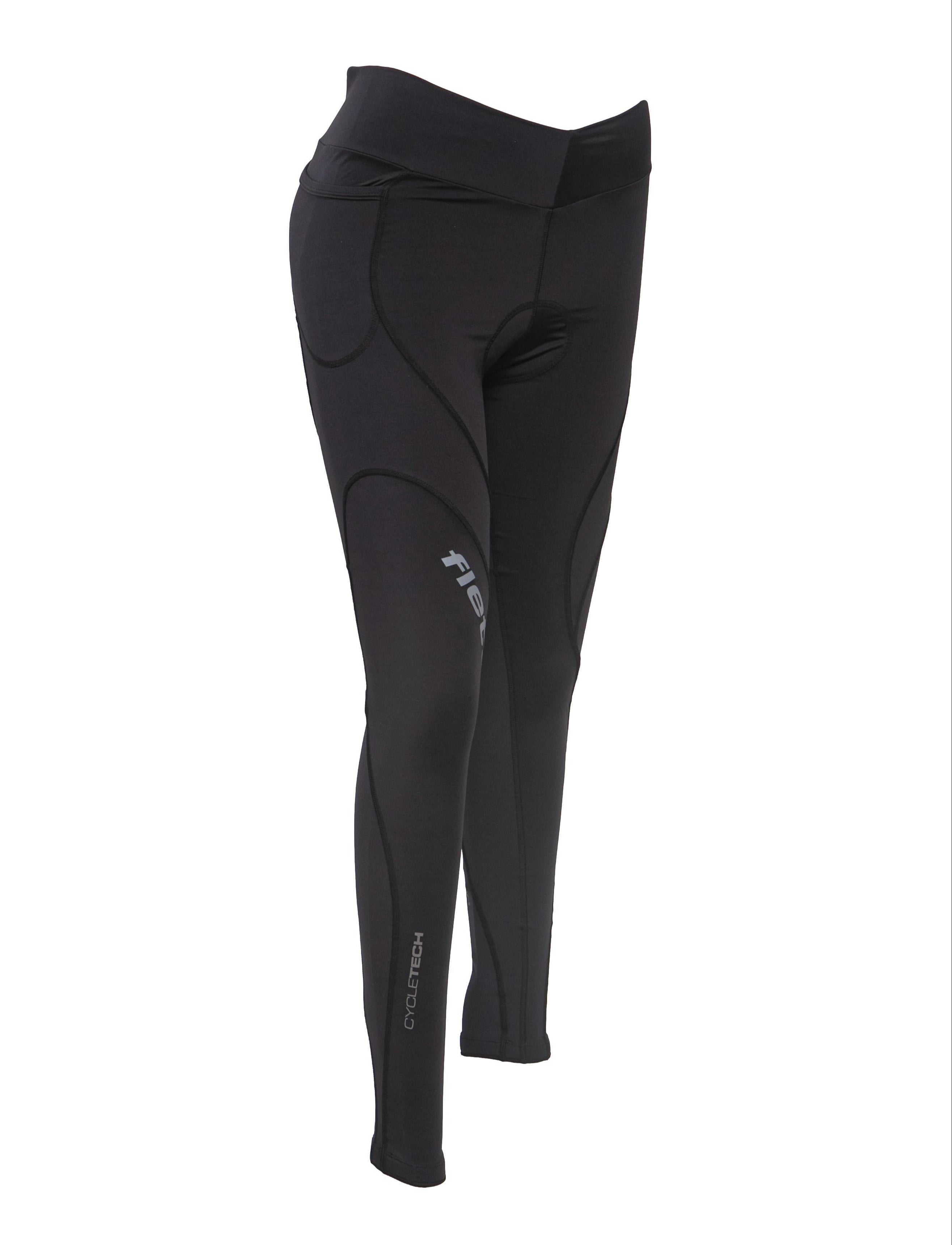 Calça Feminina Ciclismo Flets Basic Compression 2017 Preta - Tamanho M