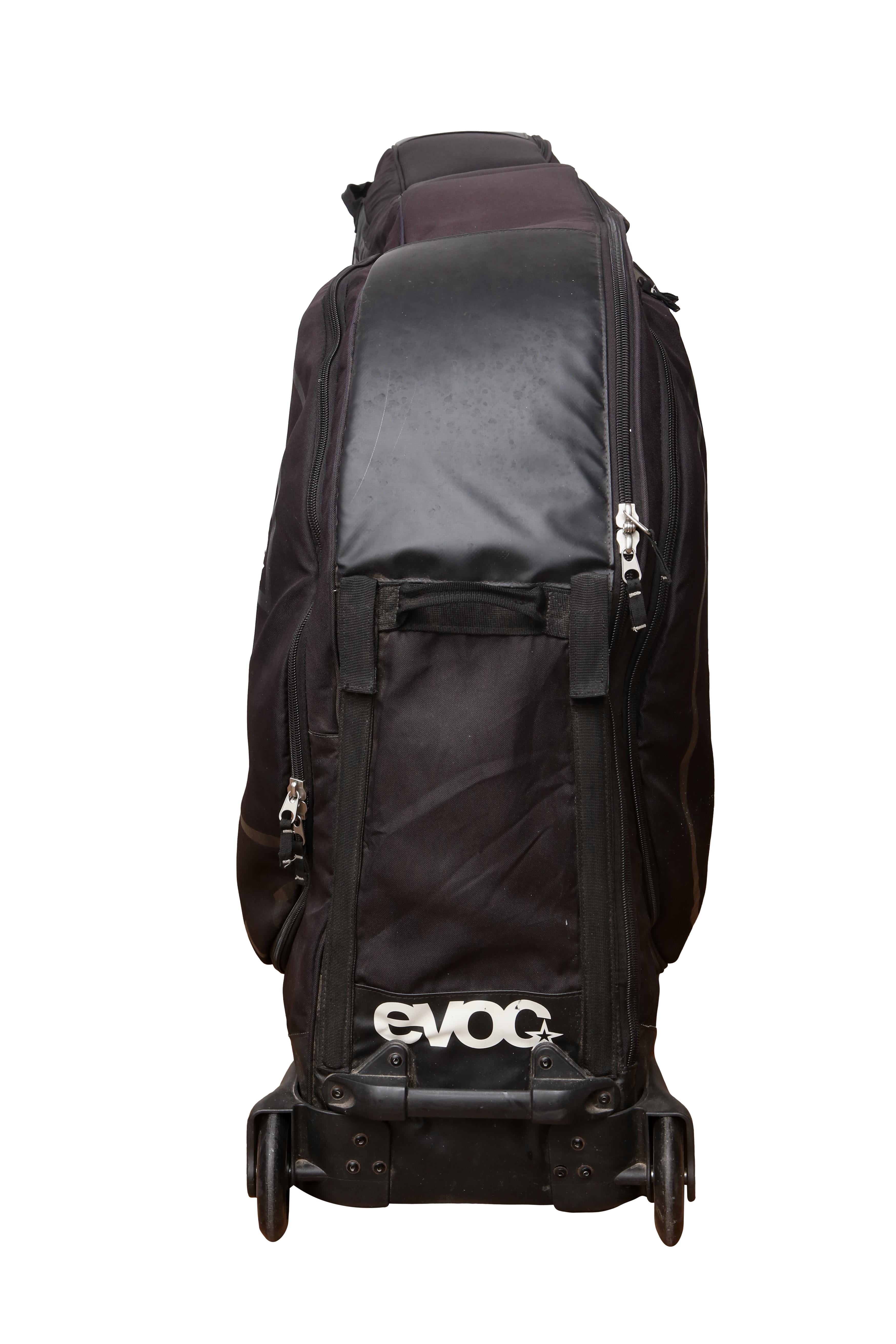 Mala Bike Ciclismo Evoc Traval Preta - Peso 9kg - Para Bike Tamanho 29