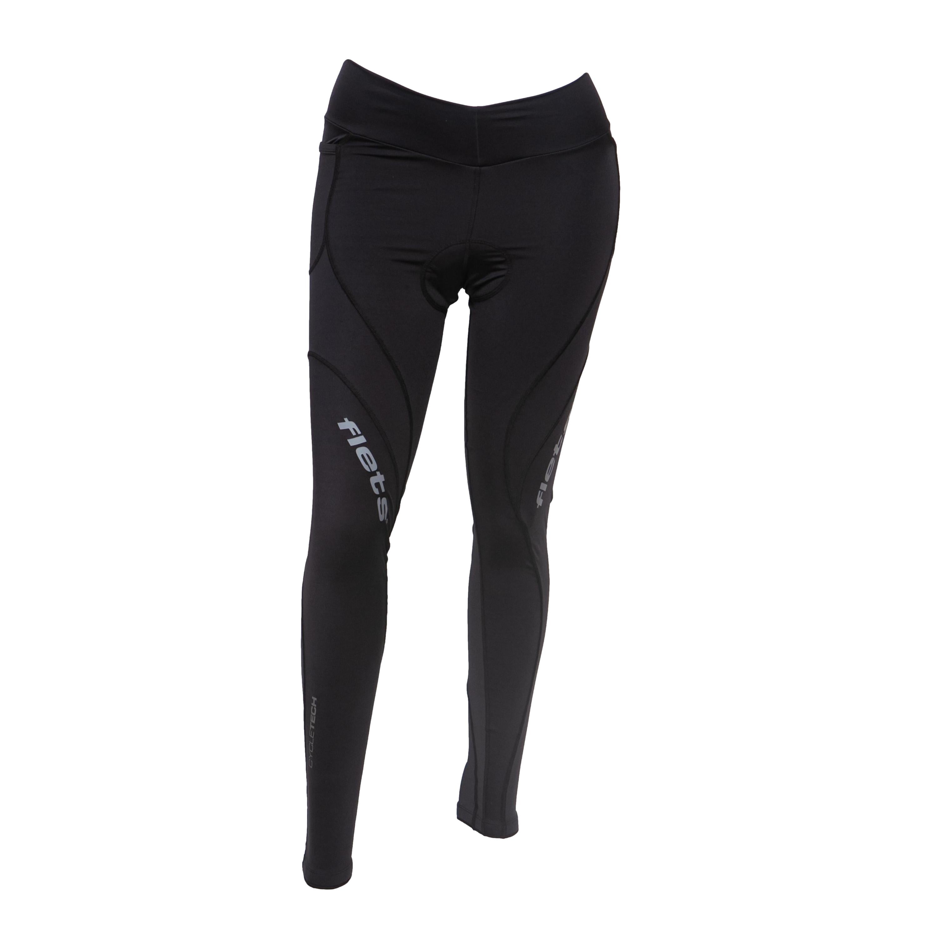 Calça Feminina Ciclismo Flets Basic Compression 2017 Preta - Tamanho M