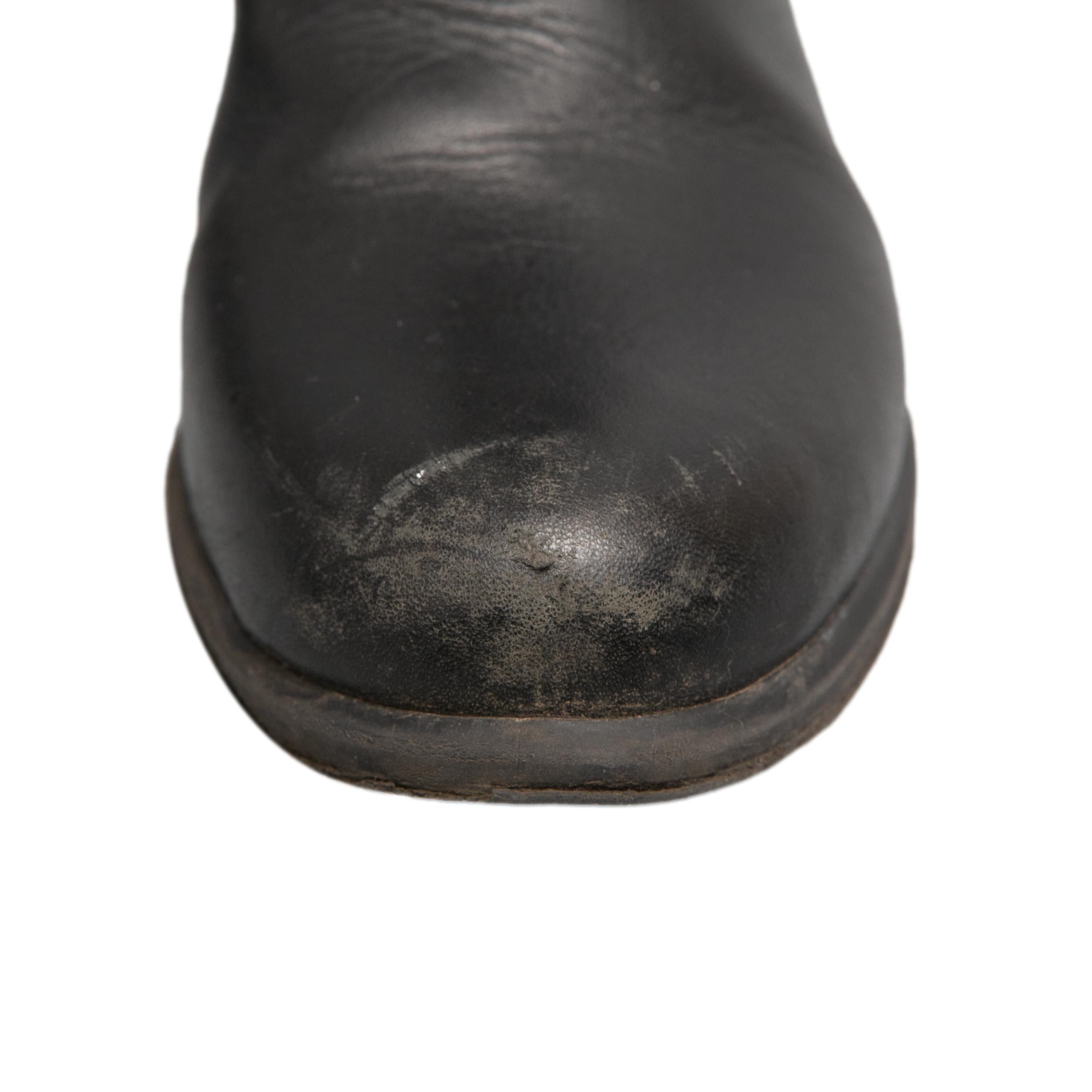 Bota Feminina Hipismo Mexicana Marron/Preta - Tamanho 29/30