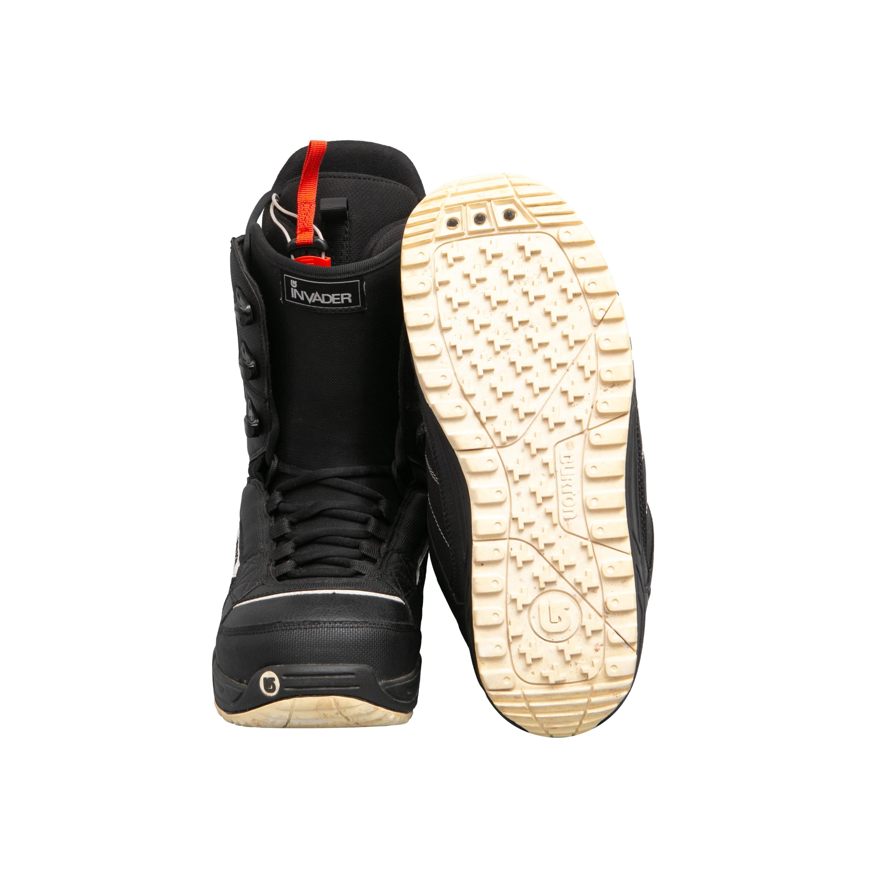 Bota Unissex Snowboard Burton Imprint1 Invader Preto/Branco - Tamanho 11 US