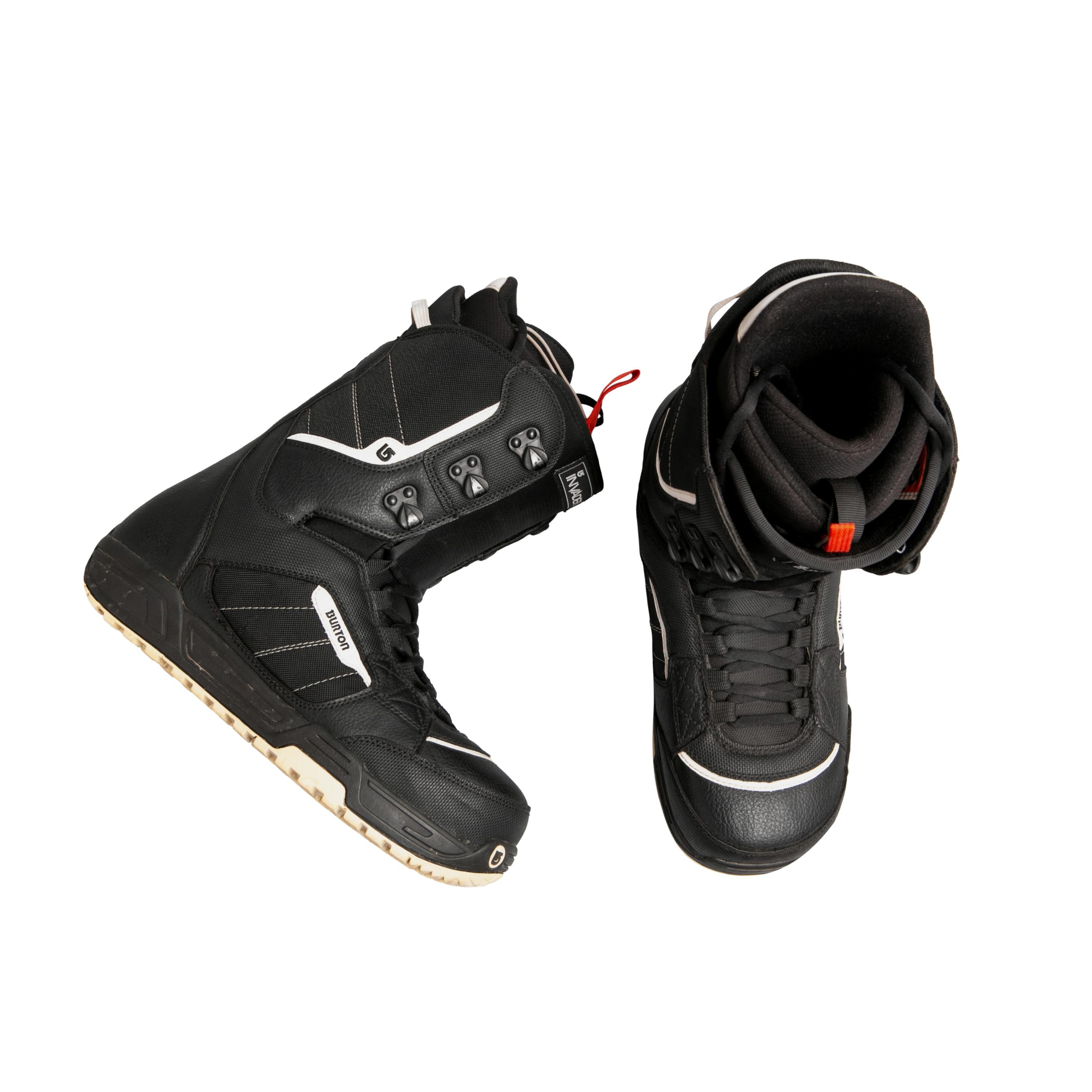 Bota Unissex Snowboard Burton Imprint1 Invader Preto/Branco - Tamanho 11 US